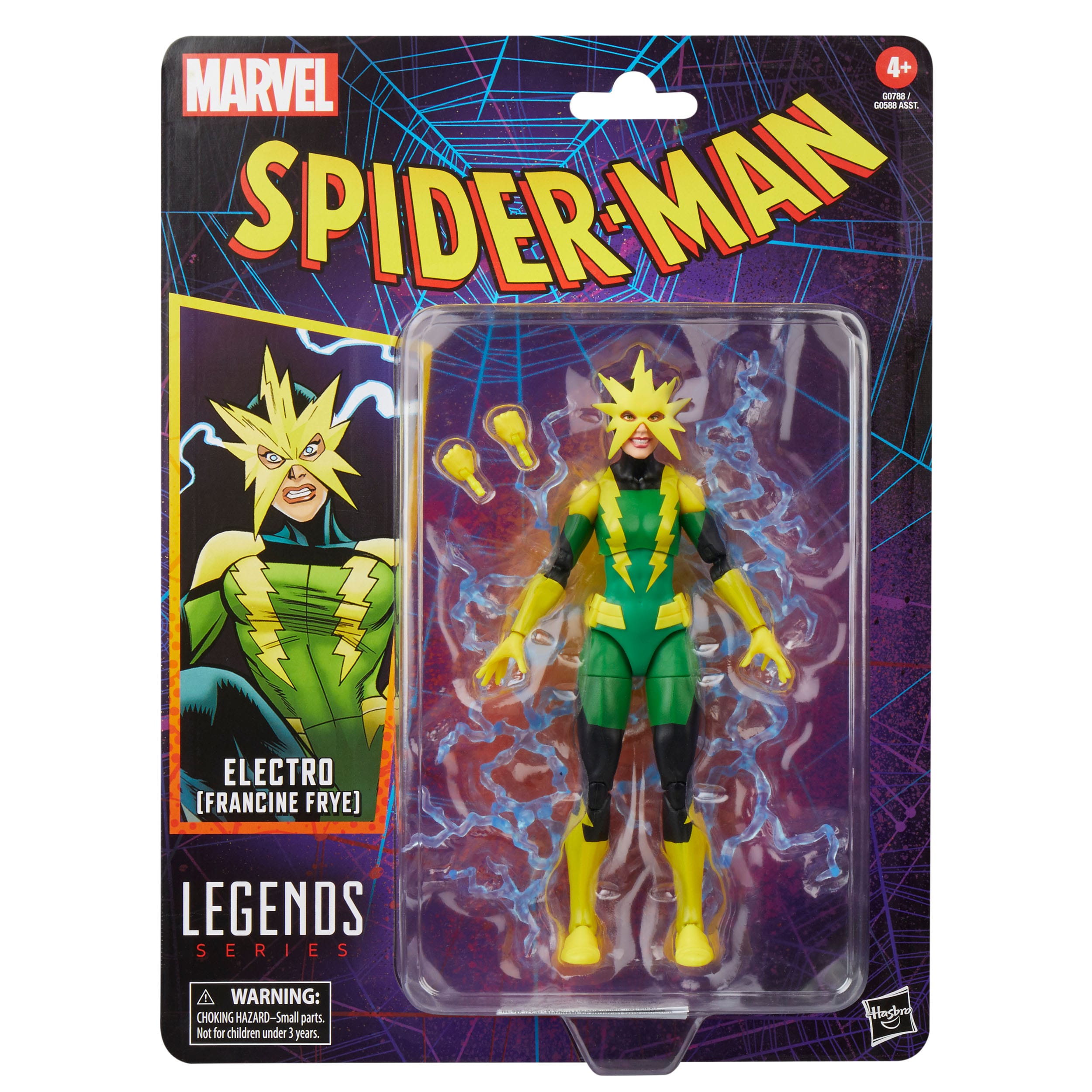 Marvel Legends: Electro (Spider-Man)-Actionfiguren-Hasbro-Mighty Underground