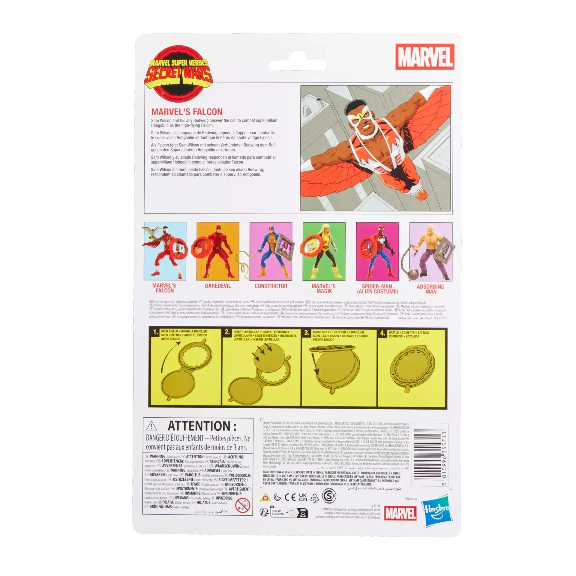 Marvel Legends: Falcon (Secret Wars)-Actionfiguren-Hasbro-Mighty Underground