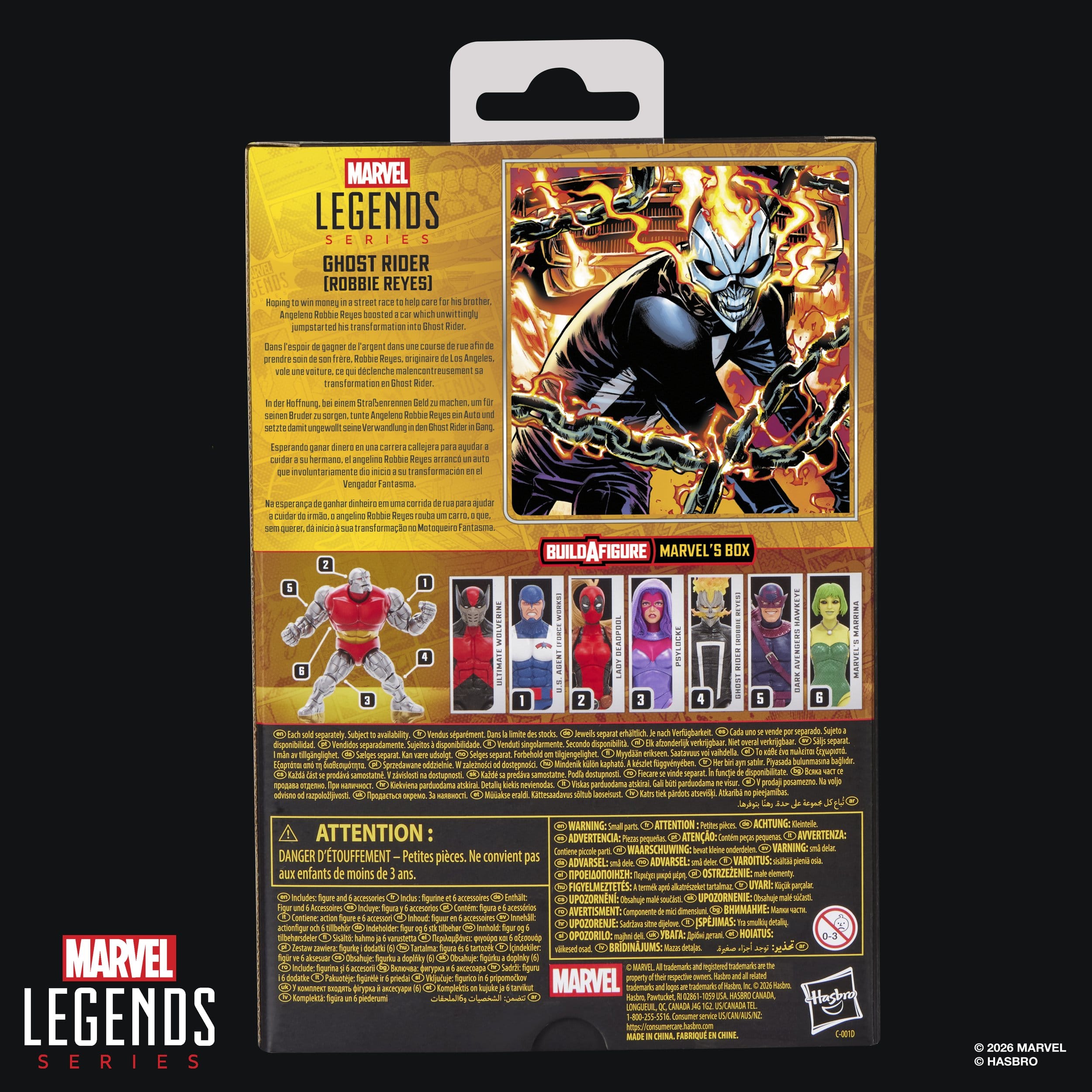 Marvel Legends: Ghost Rider (Robbie Reyes) (BAF: Marvel's Box)-Actionfiguren-Hasbro-Mighty Underground