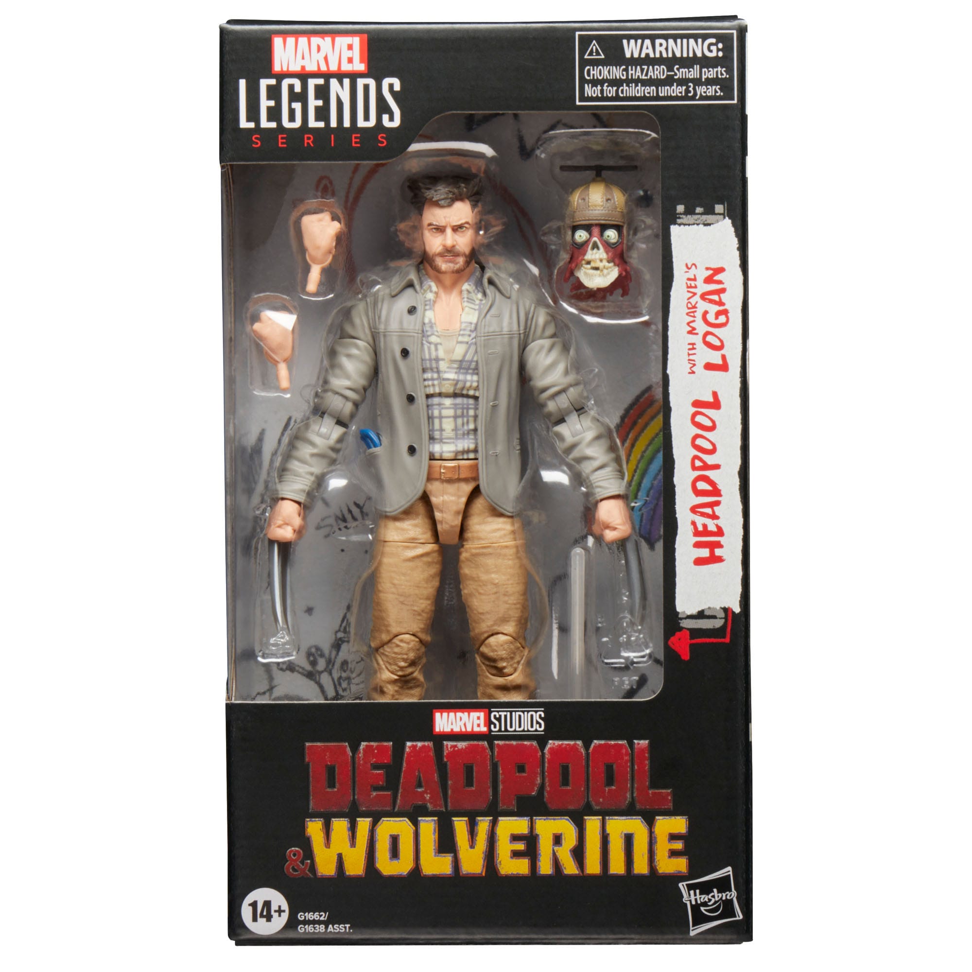 Marvel Legends: Headpool with Logan (Deadpool & Wolverine)-Actionfiguren-Hasbro-Mighty Underground