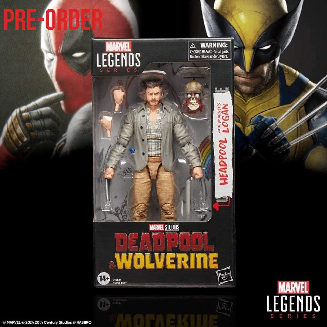 Marvel Legends: Headpool with Logan (Deadpool & Wolverine)-Actionfiguren-Hasbro-Mighty Underground