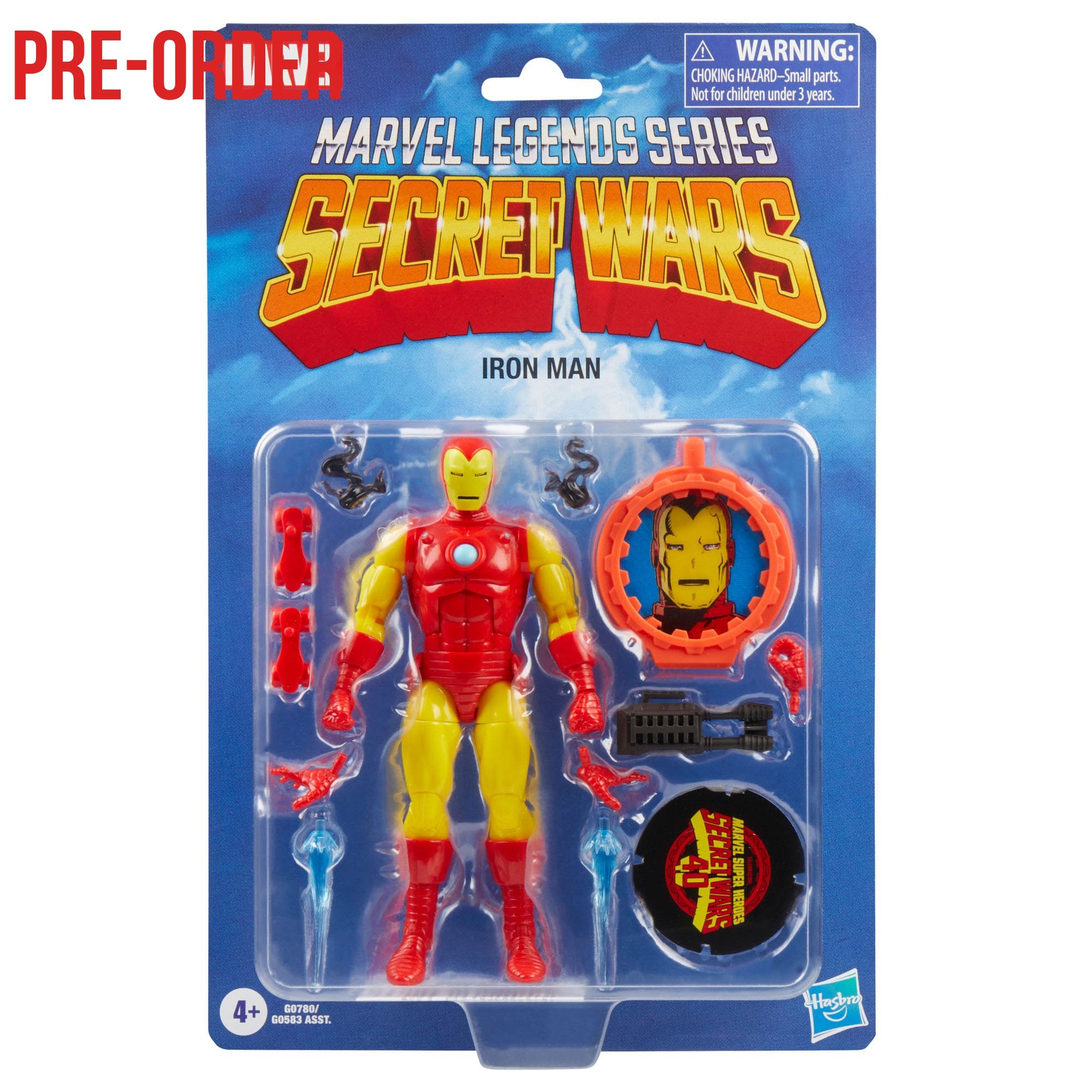 Marvel Legends: Iron Man (Secret Wars, Retro)-Actionfiguren-Hasbro-Mighty Underground