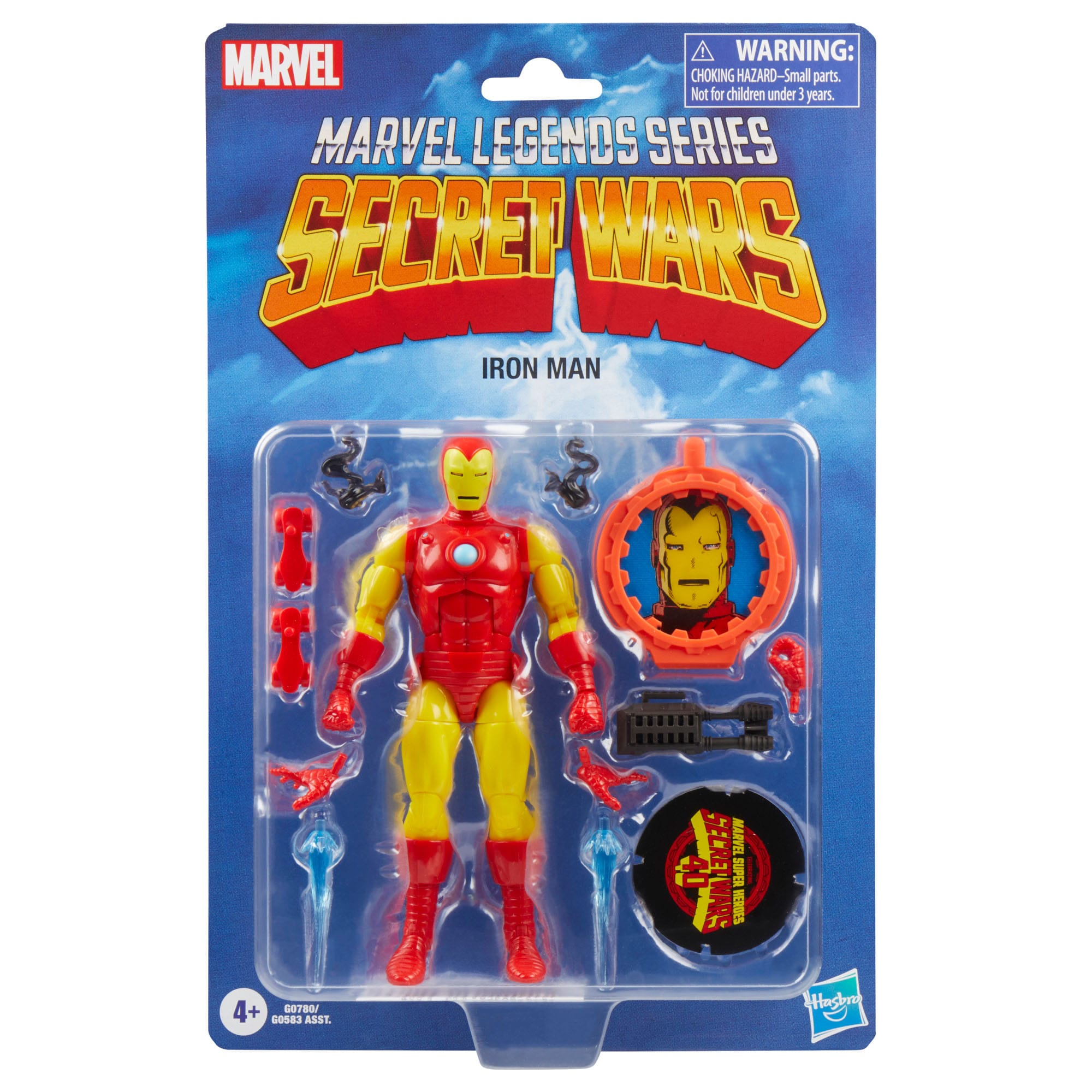 Marvel Legends: Iron Man (Secret Wars, Retro)-Actionfiguren-Hasbro-Mighty Underground