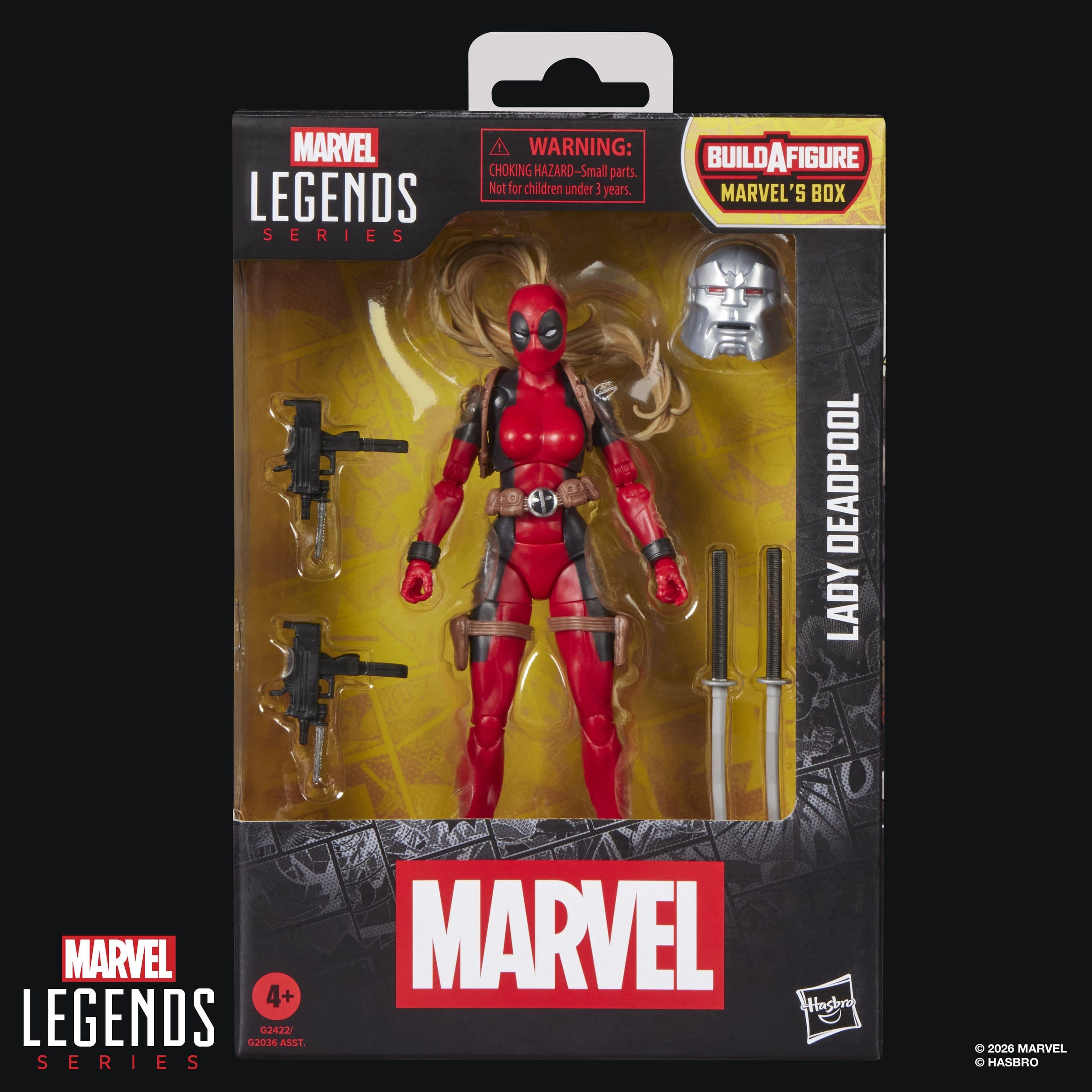 Marvel Legends: Lady Deadpool (BAF: Marvel's Box)-Actionfiguren-Hasbro-Mighty Underground