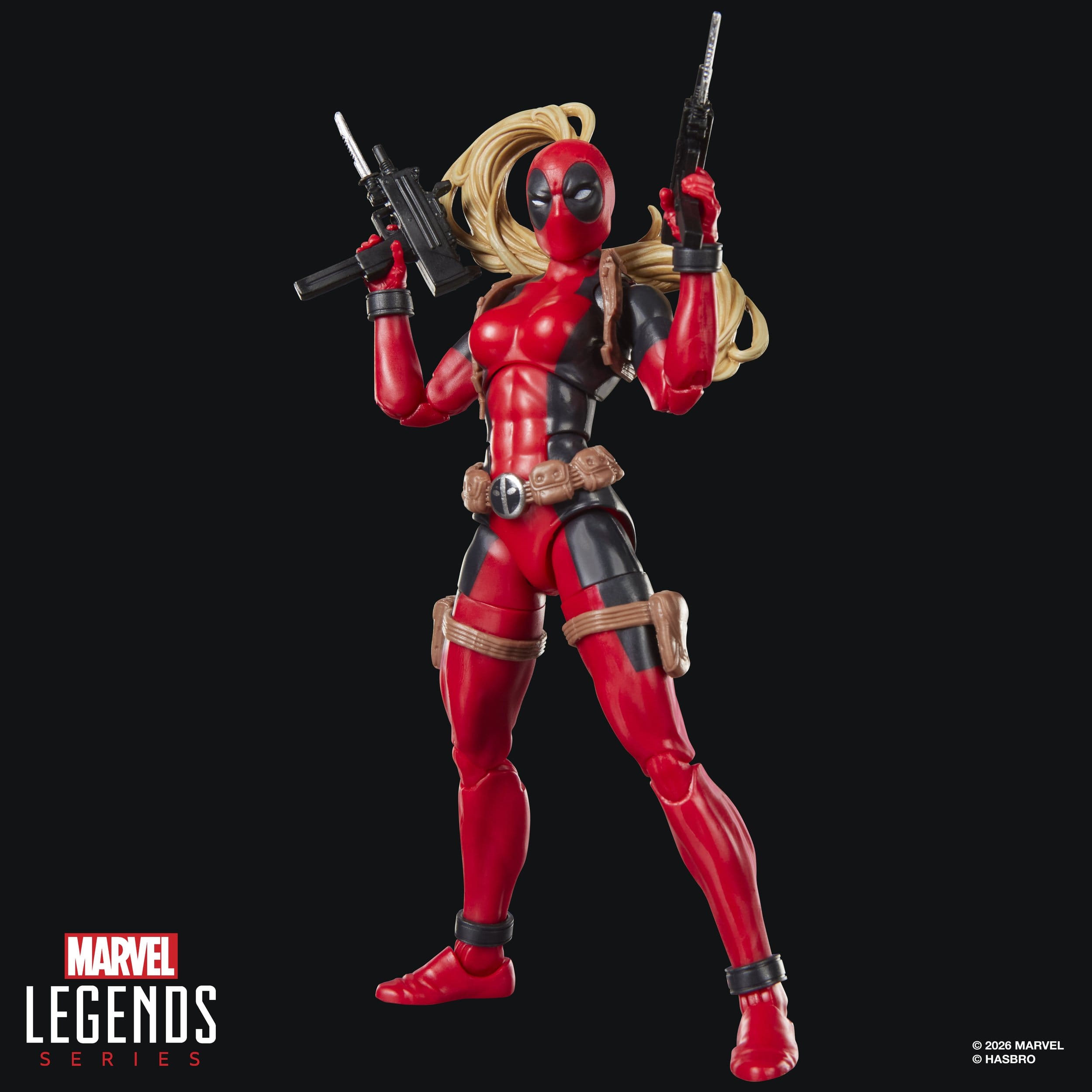 Marvel Legends: Lady Deadpool (BAF: Marvel's Box)-Actionfiguren-Hasbro-Mighty Underground