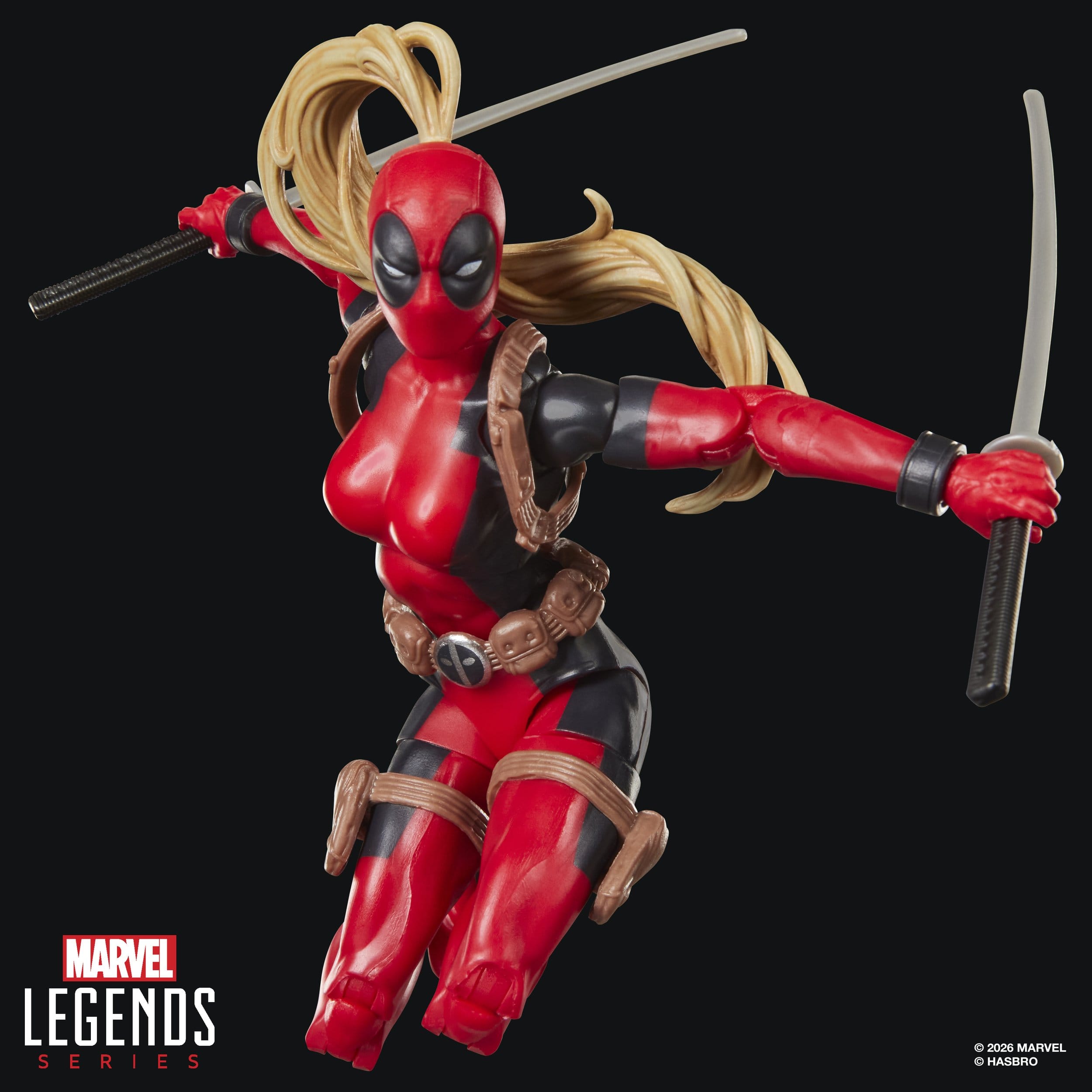 Marvel Legends: Lady Deadpool (BAF: Marvel's Box)-Actionfiguren-Hasbro-Mighty Underground