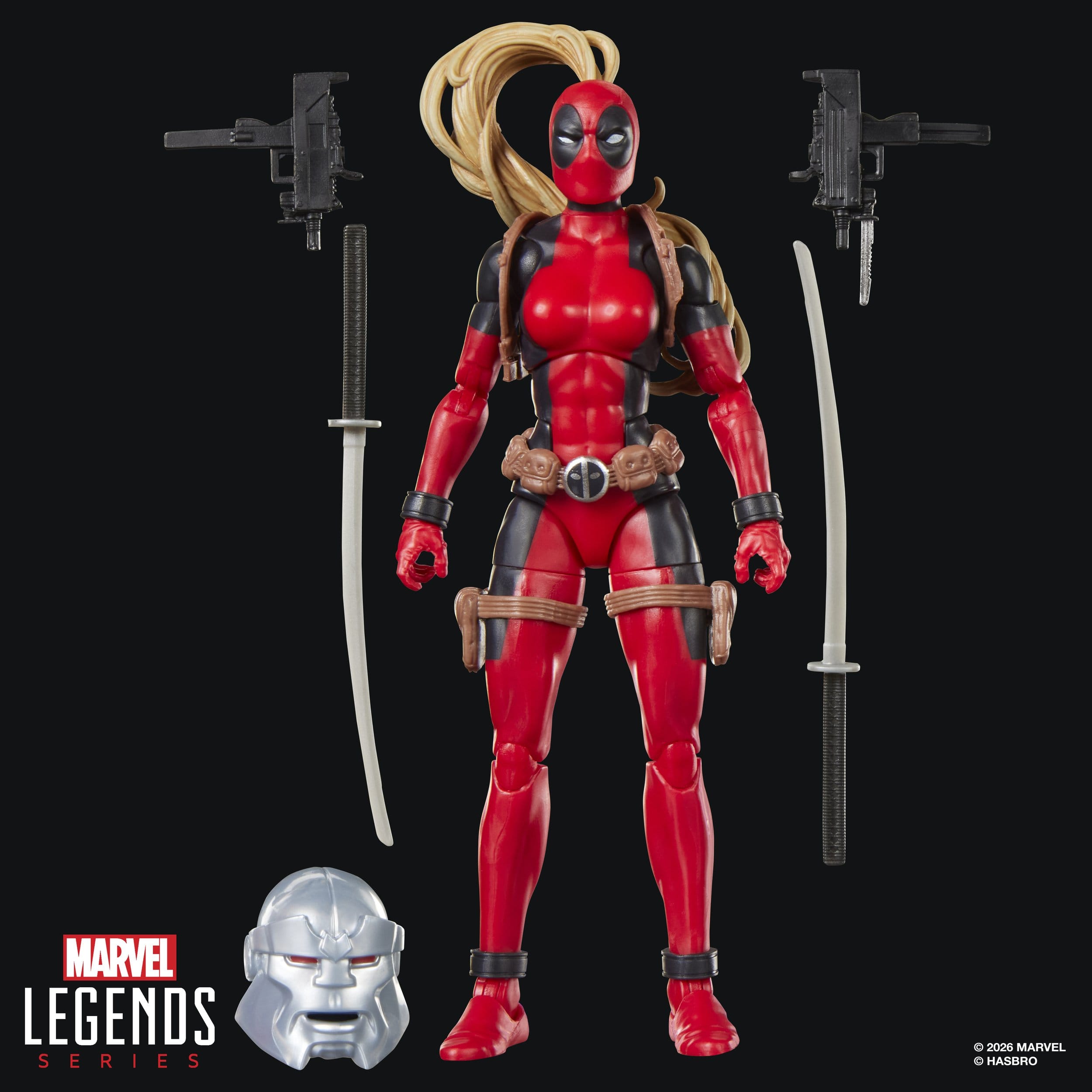 Marvel Legends: Lady Deadpool (BAF: Marvel's Box)-Actionfiguren-Hasbro-Mighty Underground