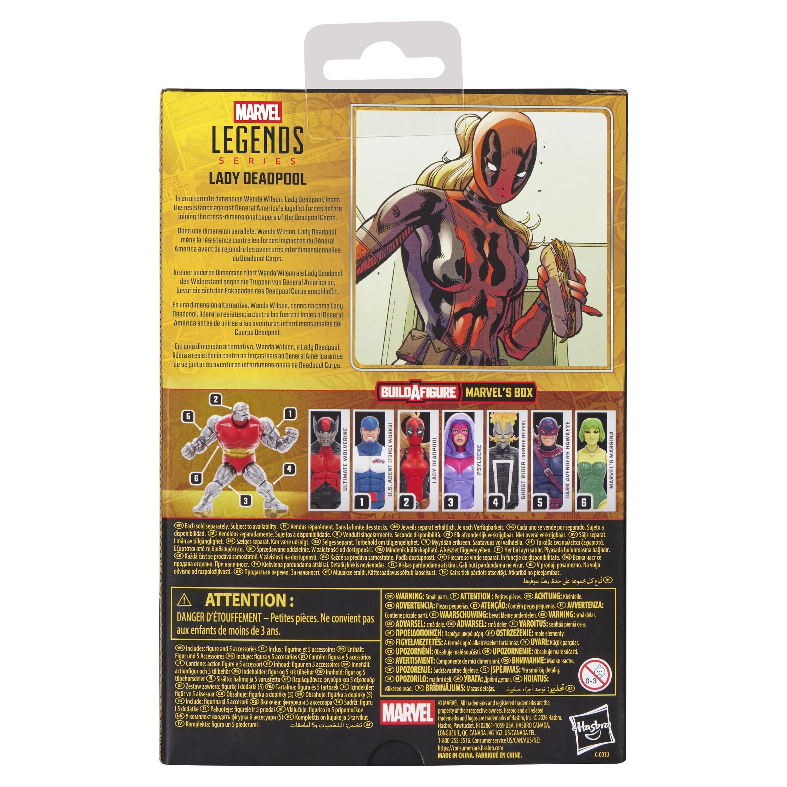 Marvel Legends: Lady Deadpool (BAF: Marvel's Box)-Actionfiguren-Hasbro-Mighty Underground