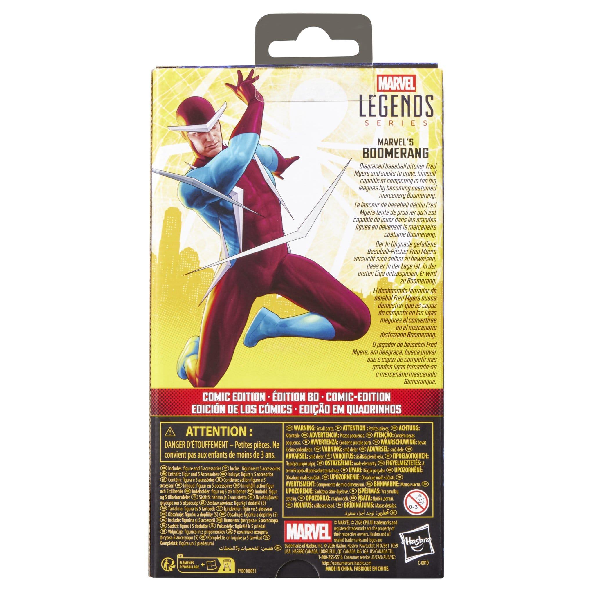 Marvel Legends: Marvel's Boomerang (Spider-Man: Brand New Day, Comic Edition)-Actionfiguren-Hasbro-Mighty Underground