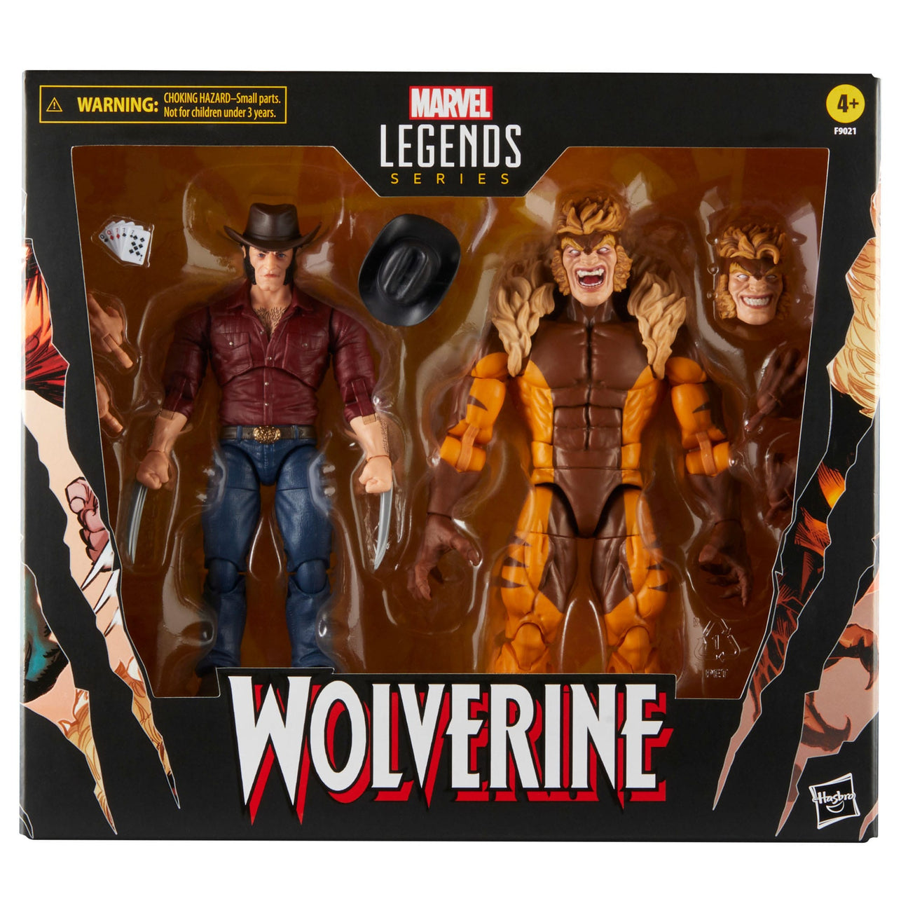 Marvel Legends: Marvel's Logan & Sabretooth (Wolverine 50th Anniversary) 2-Pack-Actionfiguren-Hasbro-Mighty Underground