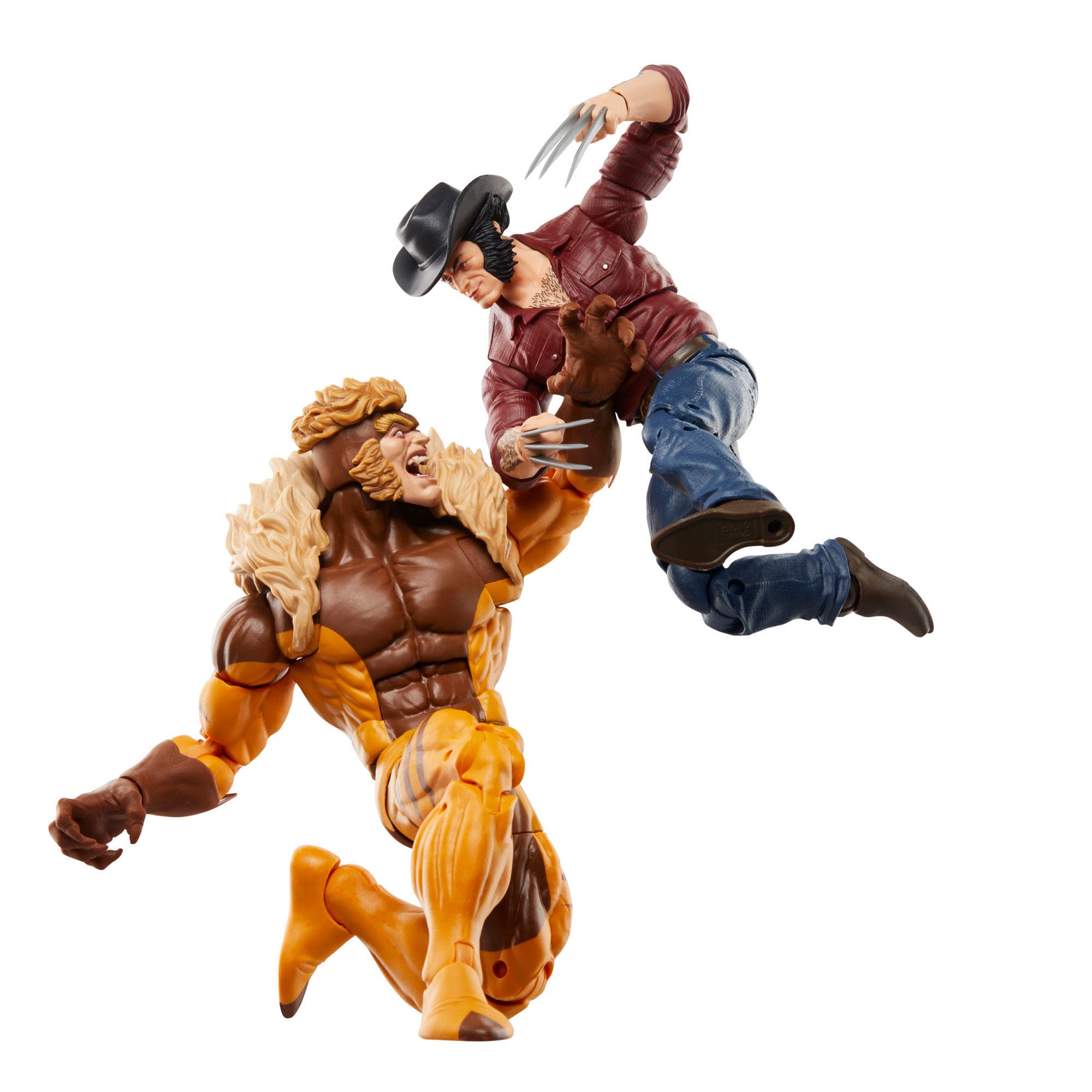 Marvel Legends: Marvel's Logan & Sabretooth (Wolverine 50th Anniversary) 2-Pack-Actionfiguren-Hasbro-Mighty Underground