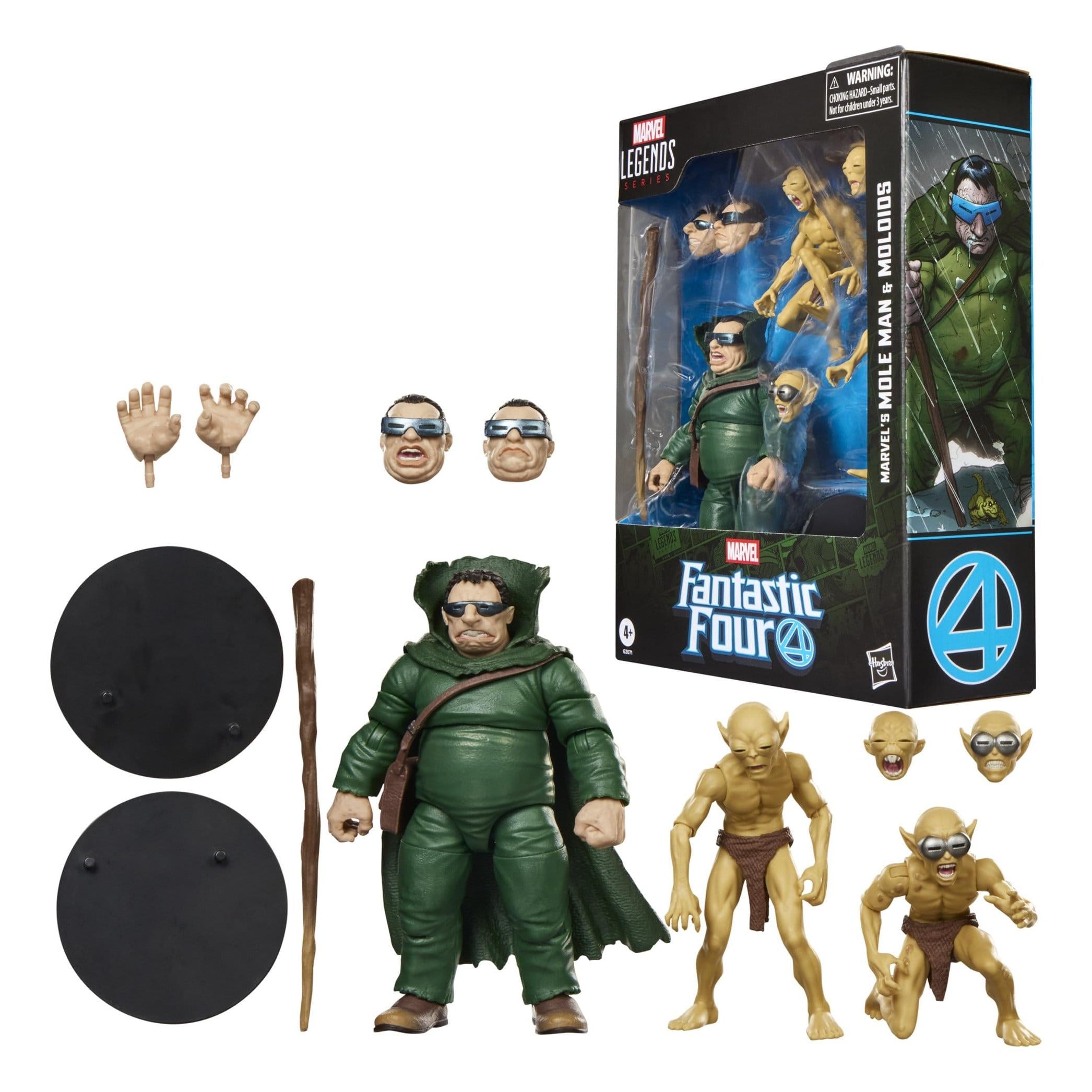 Marvel Legends: Marvel's Mole Man & Moloids - 3-Pack-Actionfiguren-Hasbro-Mighty Underground