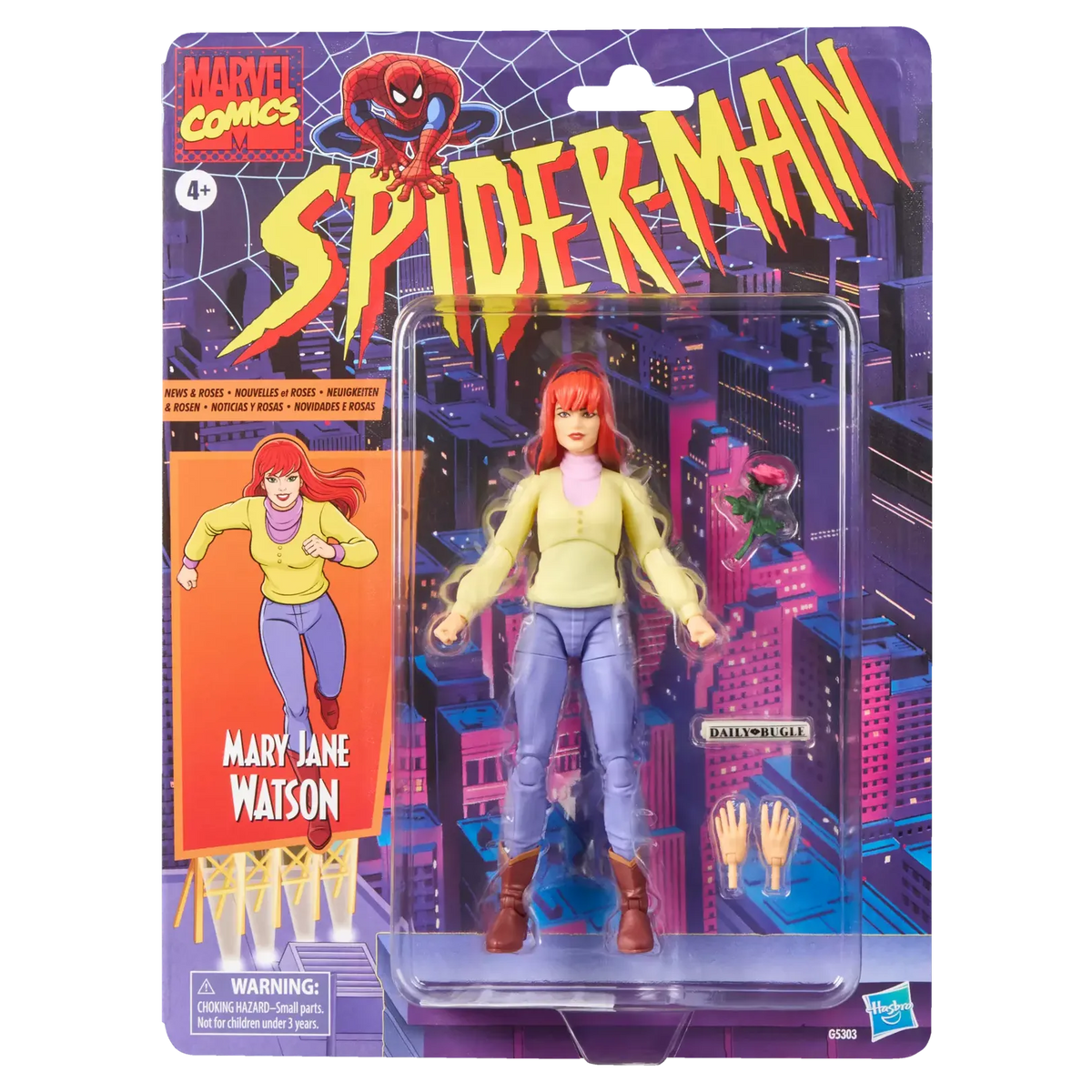 Marvel Legends: Mary Jane (Spider-Man) (Retro)-Actionfiguren-Hasbro-Mighty Underground