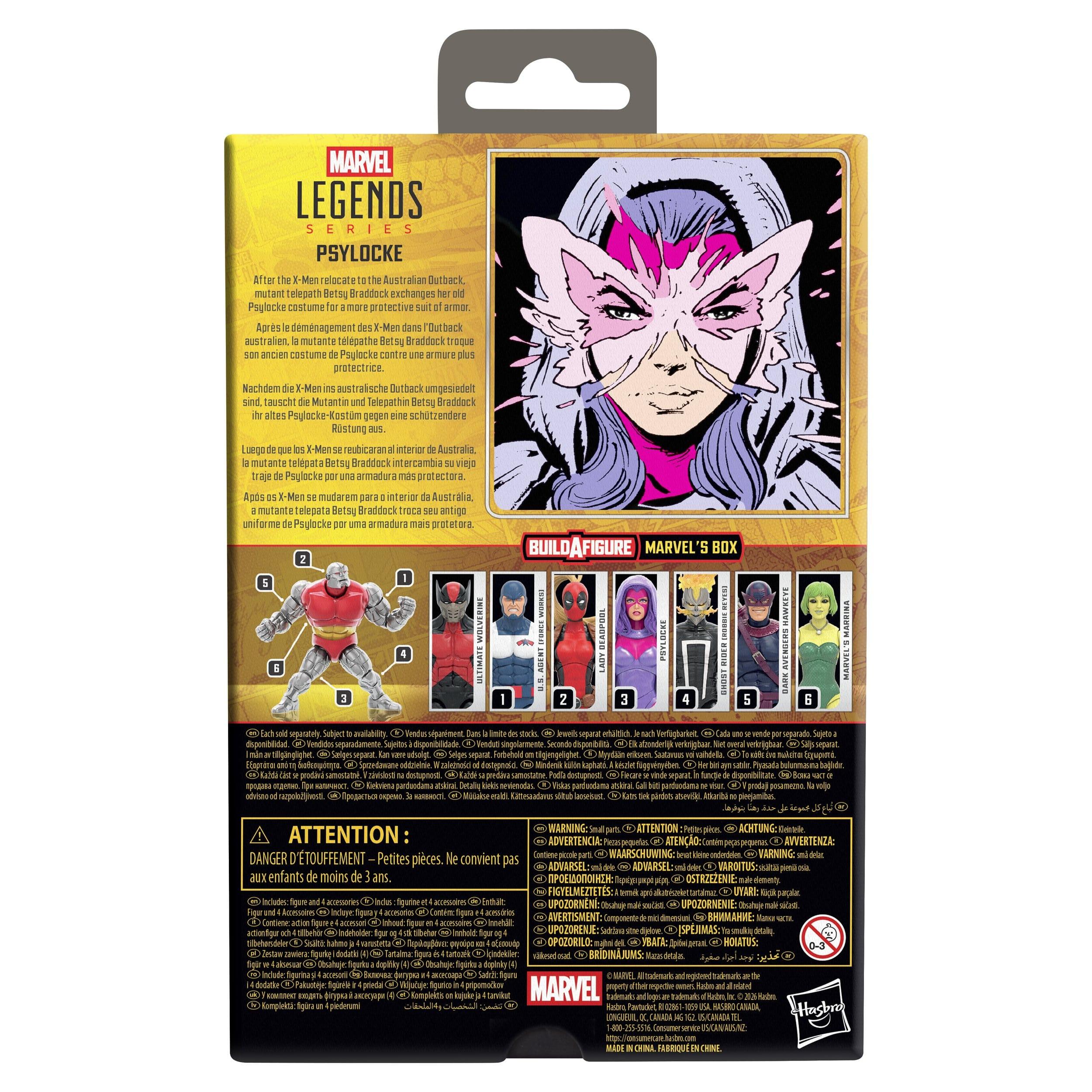 Marvel Legends: Psylocke (BAF: Marvel's Box)-Actionfiguren-Hasbro-Mighty Underground