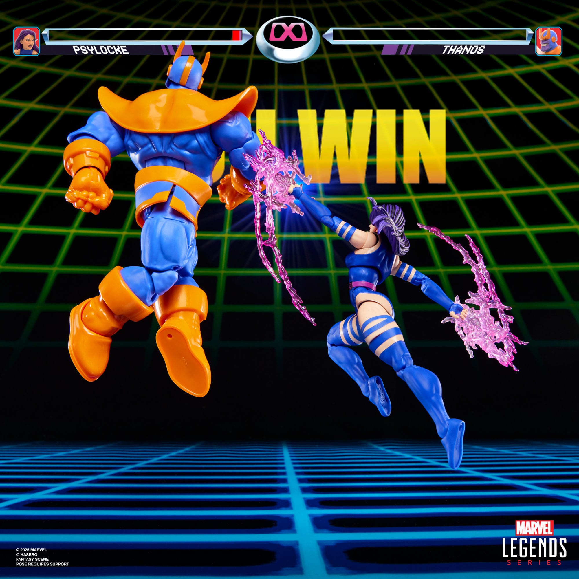 Marvel Legends: Psylocke vs. Thanos (Gamerverse)-Actionfiguren-Hasbro-Mighty Underground