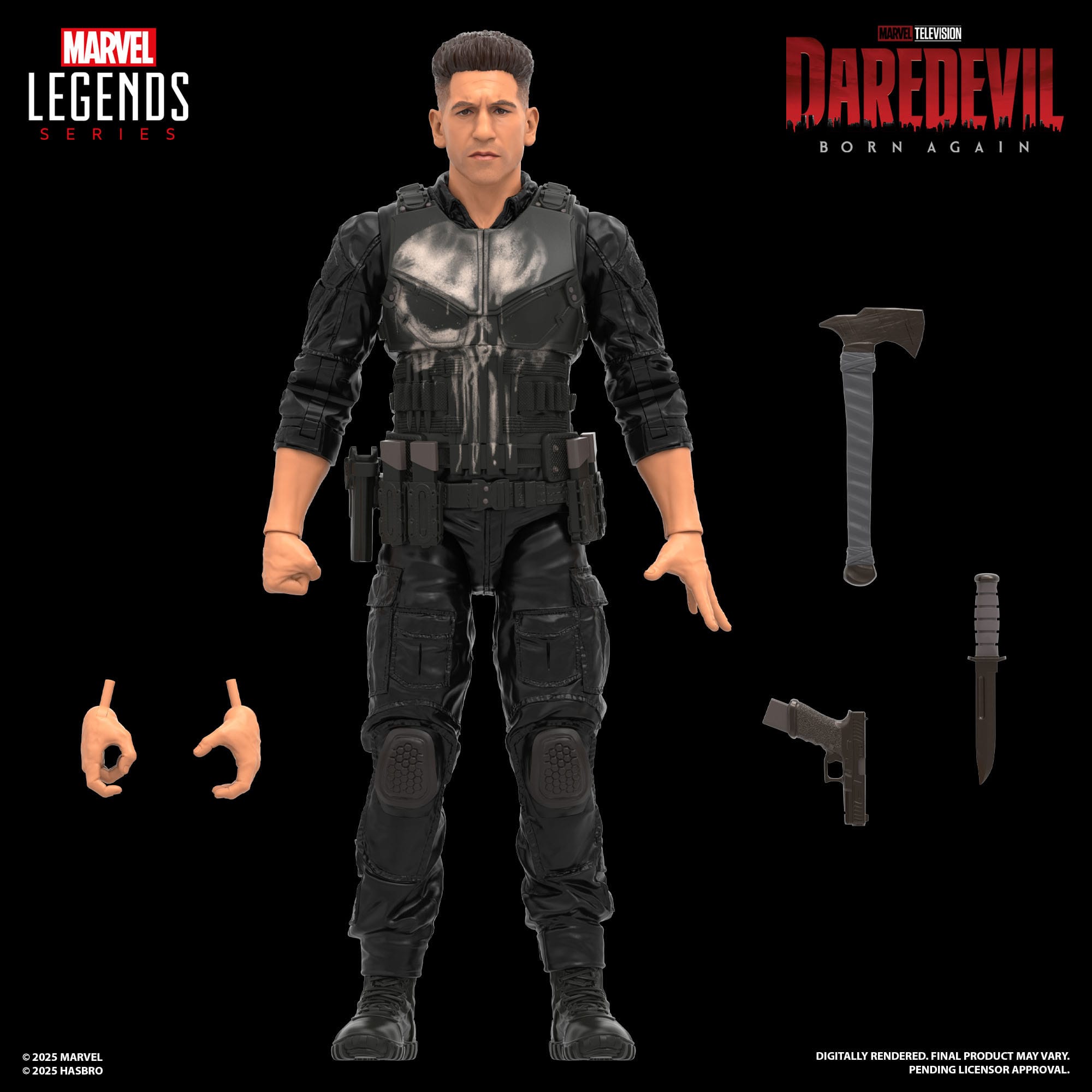 Marvel Legends: Punisher (Daredevil: Born Again)-Actionfiguren-Hasbro-Mighty Underground