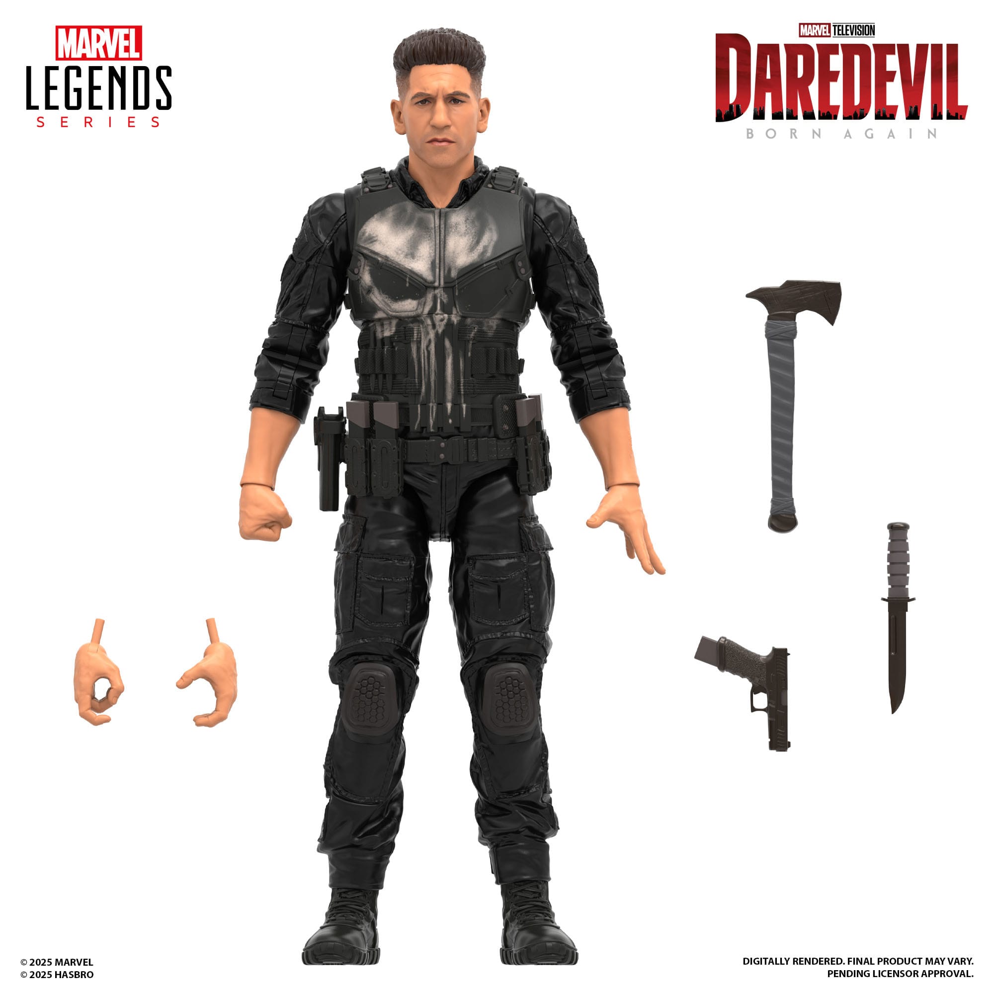 Marvel Legends: Punisher (Daredevil: Born Again)-Actionfiguren-Hasbro-Mighty Underground