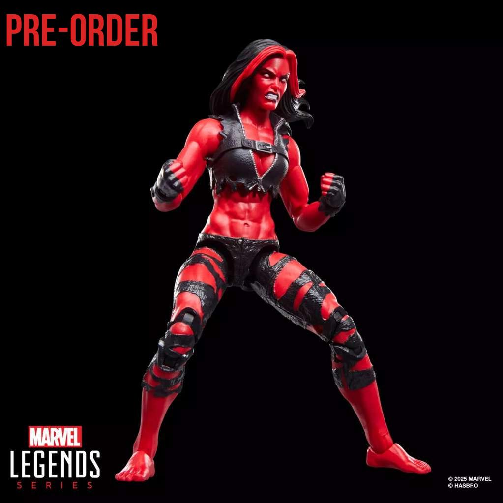 Marvel Legends: Red She-Hulk-Actionfiguren-Hasbro-Mighty Underground