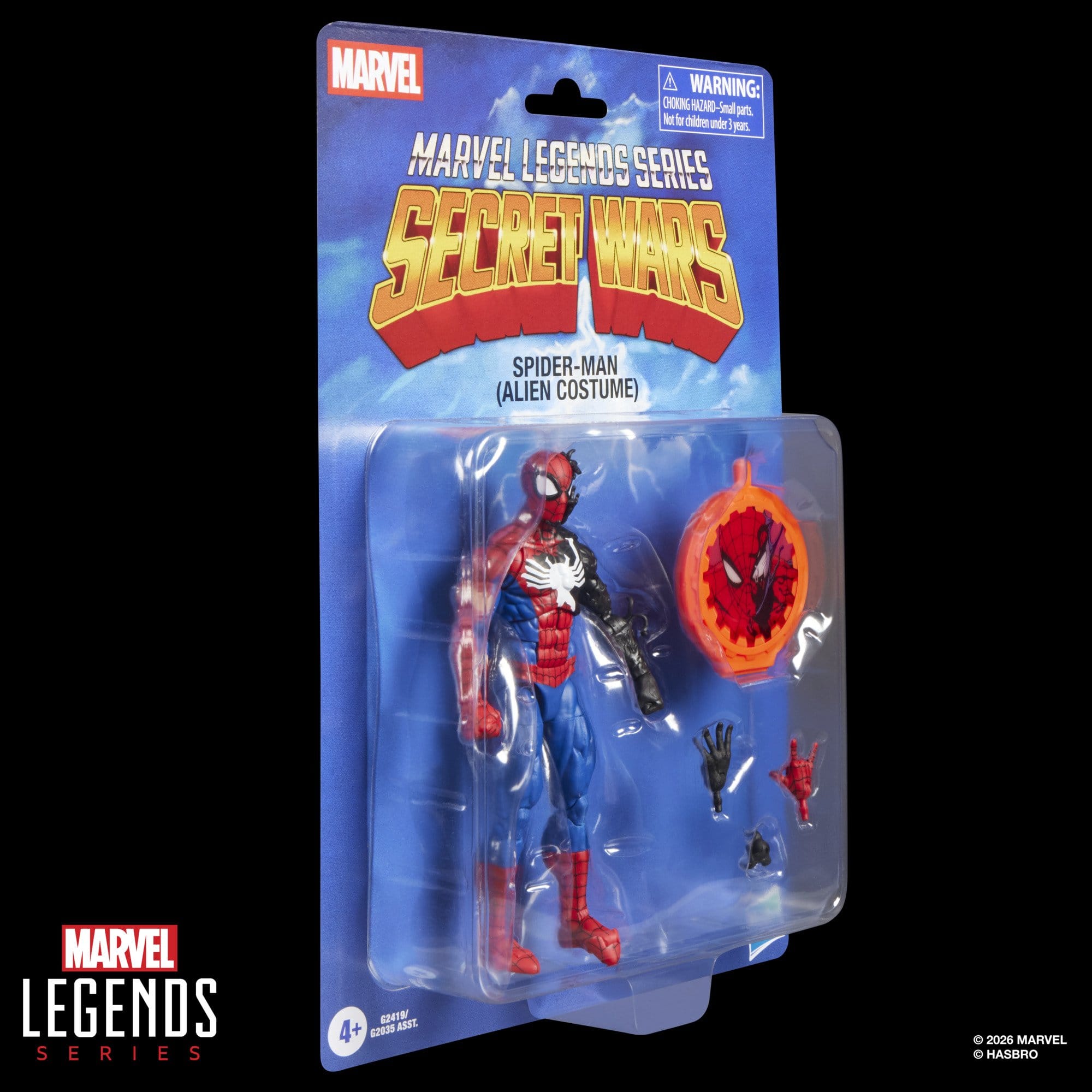 Marvel Legends: Spider-Man Alien Costume (Secret Wars)-Actionfiguren-Hasbro-Mighty Underground