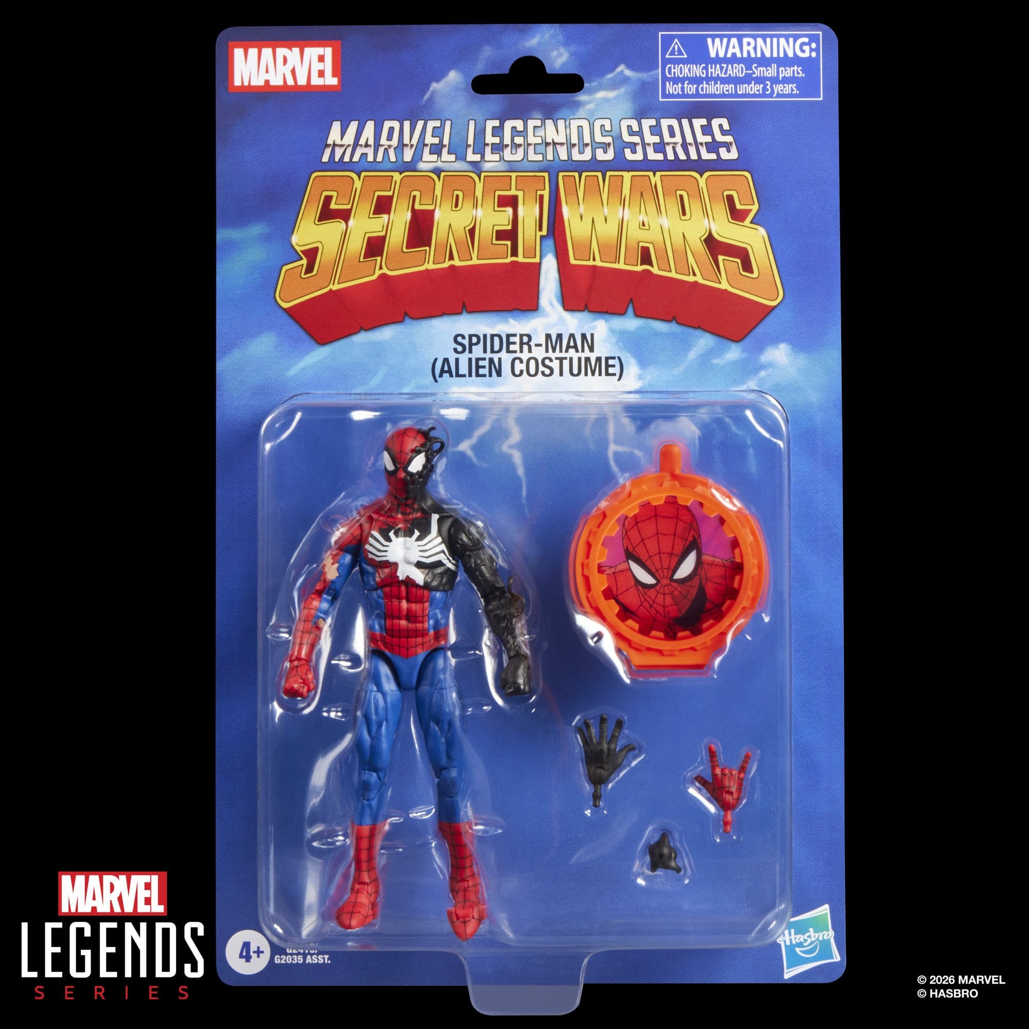 Marvel Legends: Spider-Man Alien Costume (Secret Wars)-Actionfiguren-Hasbro-Mighty Underground