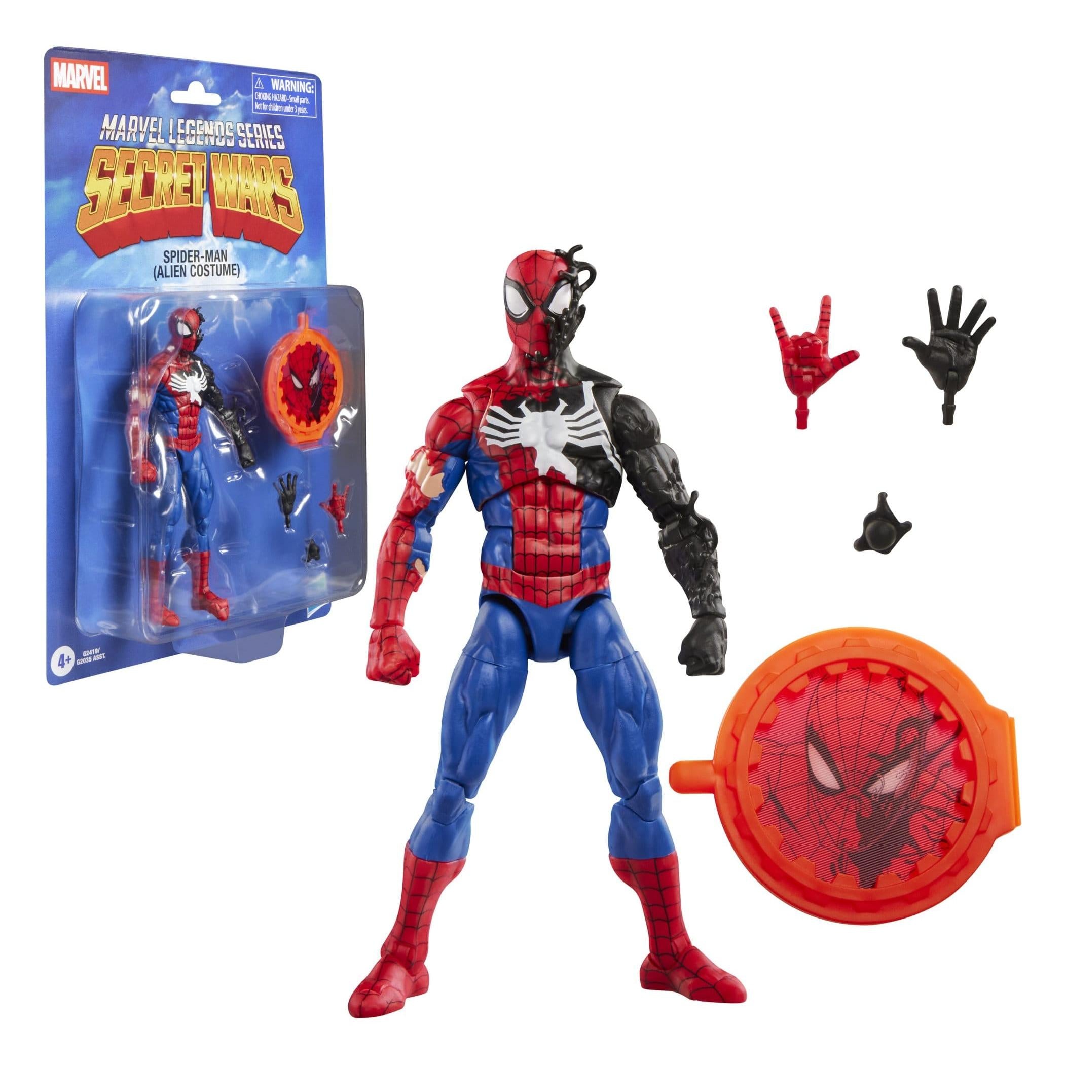 Marvel Legends: Spider-Man Alien Costume (Secret Wars)-Actionfiguren-Hasbro-Mighty Underground