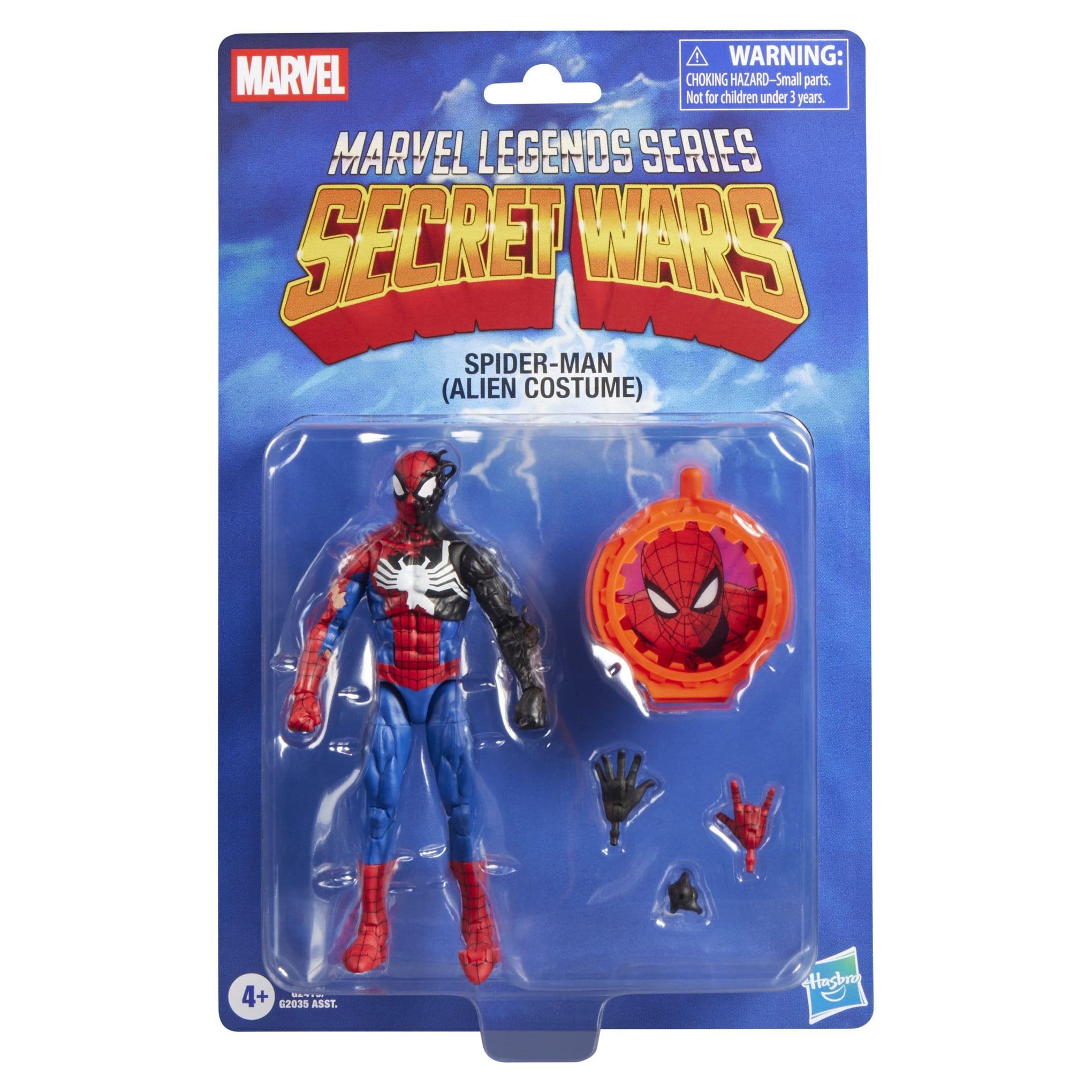 Marvel Legends: Spider-Man Alien Costume (Secret Wars)-Actionfiguren-Hasbro-Mighty Underground
