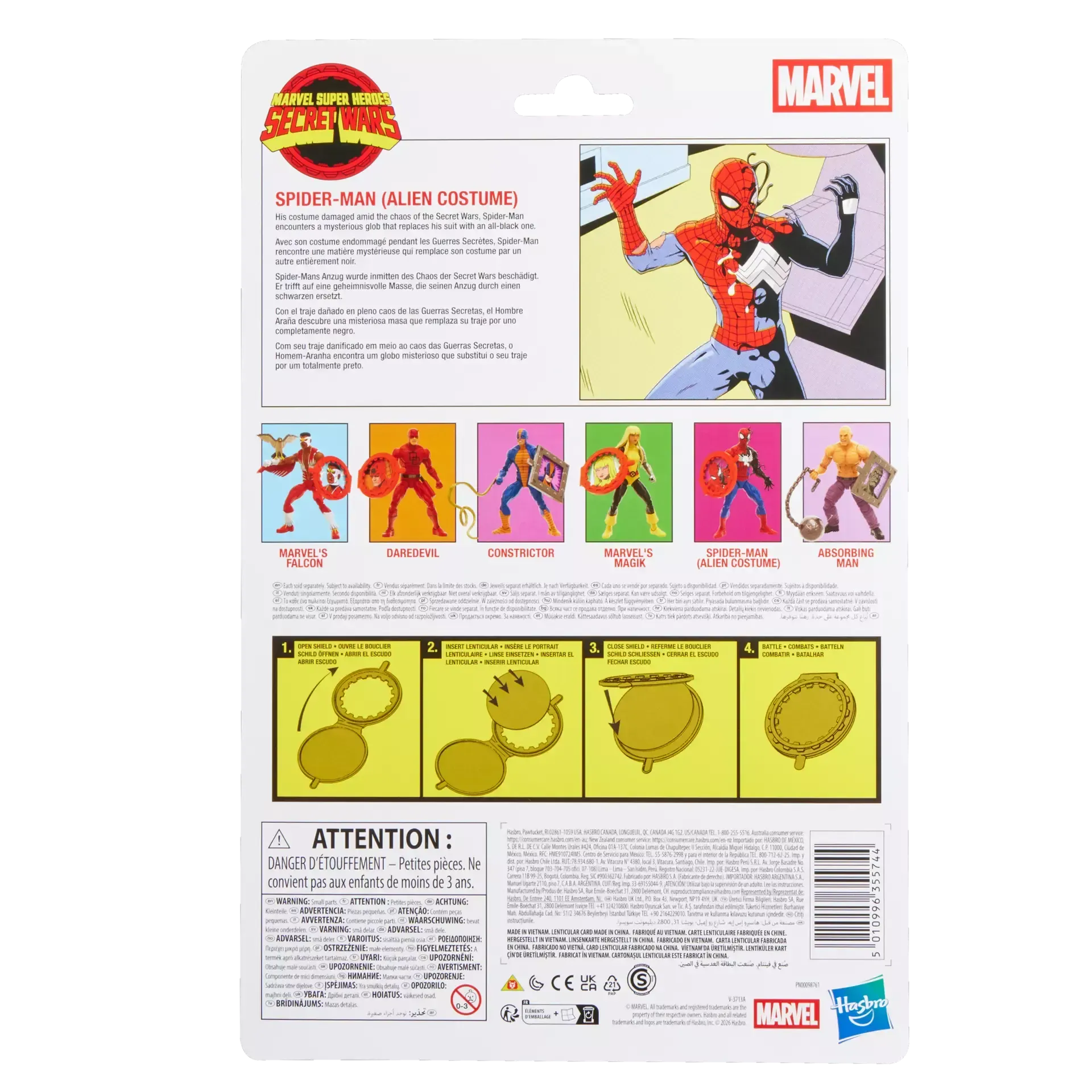 Marvel Legends: Spider-Man Alien Costume (Secret Wars)-Actionfiguren-Hasbro-Mighty Underground