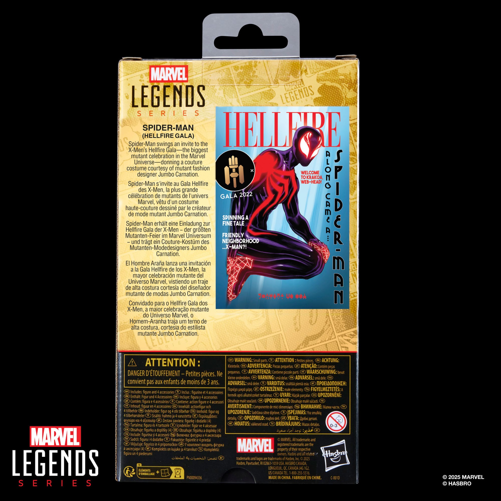 Marvel Legends: Spider-Man Hellfire Gala (The Amazing Spider-Man)-Actionfiguren-Hasbro-Mighty Underground