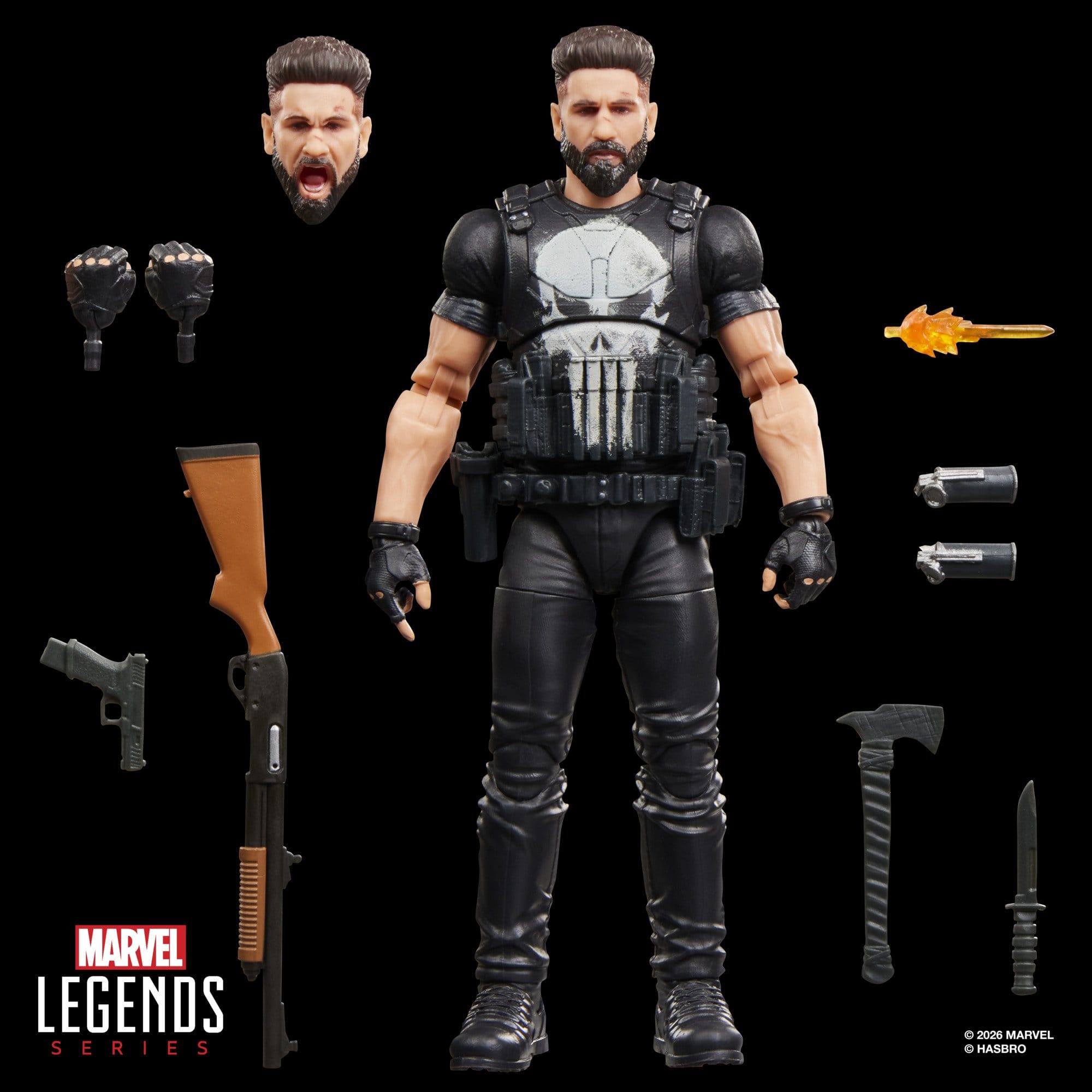 Marvel Legends: The Punisher-Actionfiguren-Hasbro-Mighty Underground