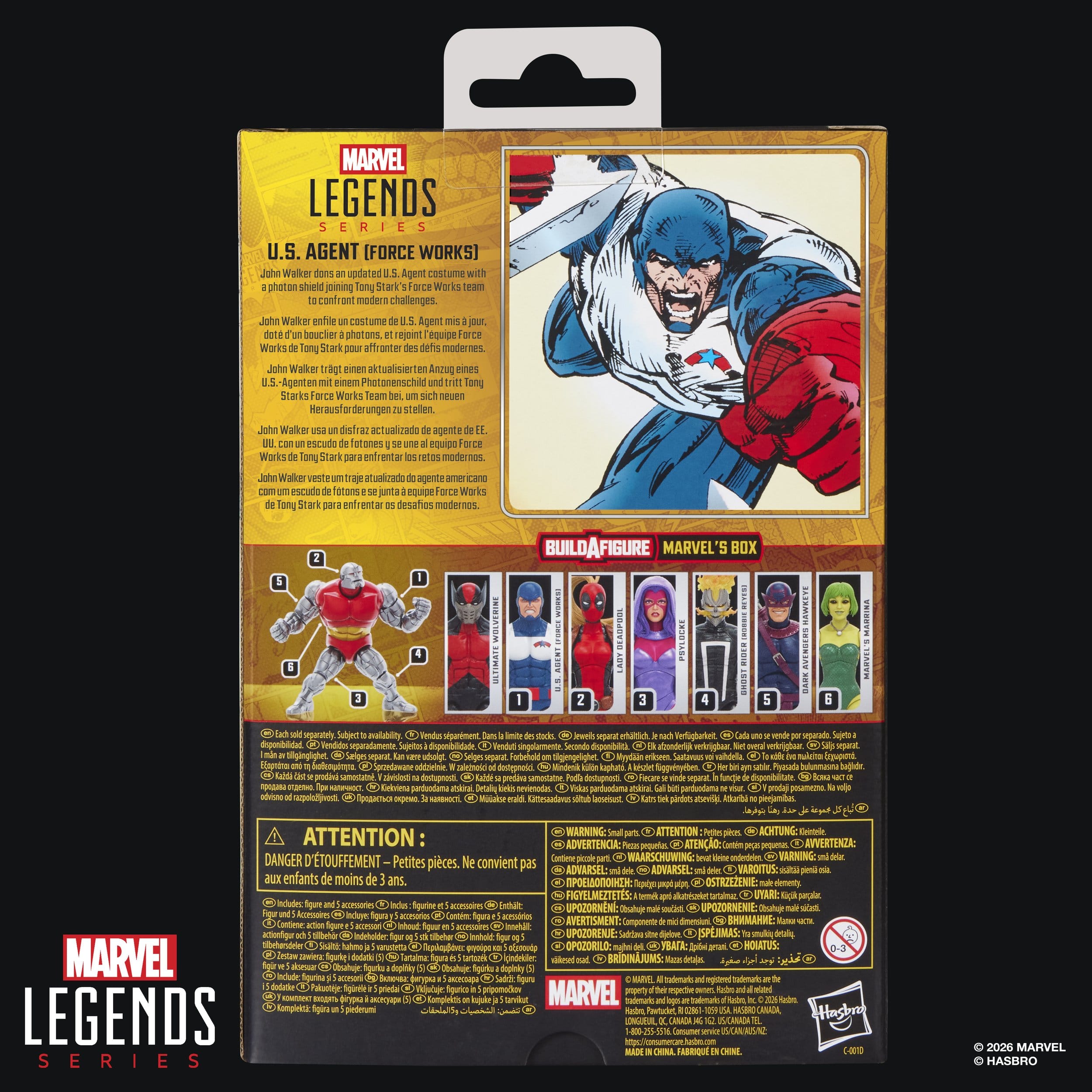 Marvel Legends: U.S. Agent (Force Works) (BAF: Marvel's Box)-Actionfiguren-Hasbro-Mighty Underground