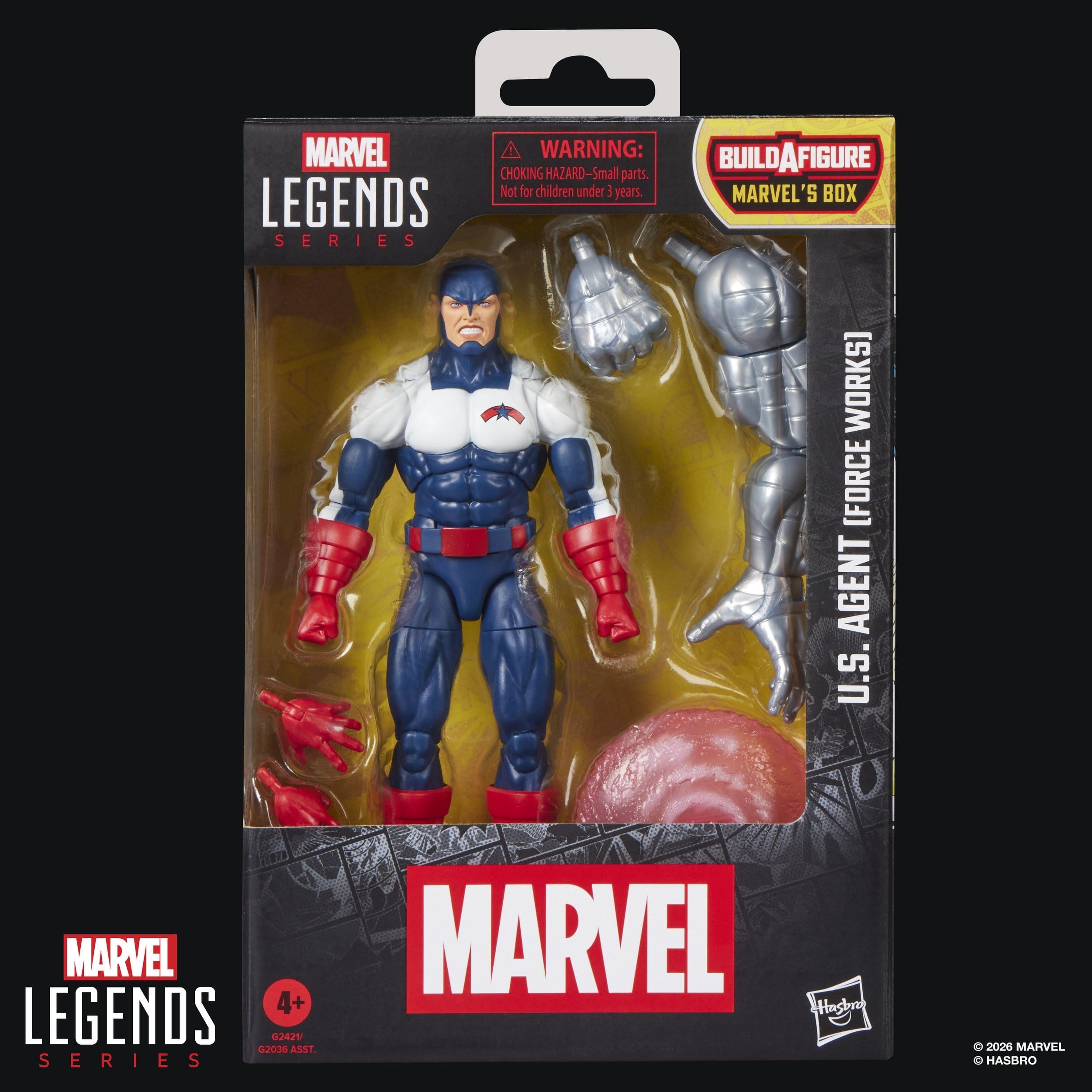 Marvel Legends: U.S. Agent (Force Works) (BAF: Marvel's Box)-Actionfiguren-Hasbro-Mighty Underground