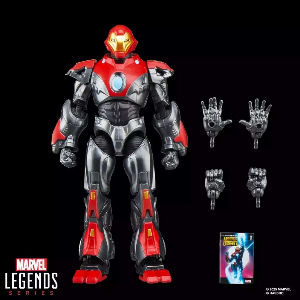 Marvel Legends: Ultimate Iron Man (Mini Comics)-Actionfiguren-Hasbro-Mighty Underground