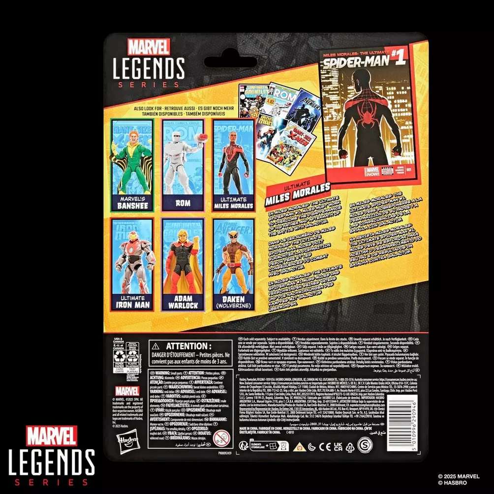 Marvel Legends: Ultimate Miles Morales (Mini Comics)-Actionfiguren-Hasbro-Mighty Underground