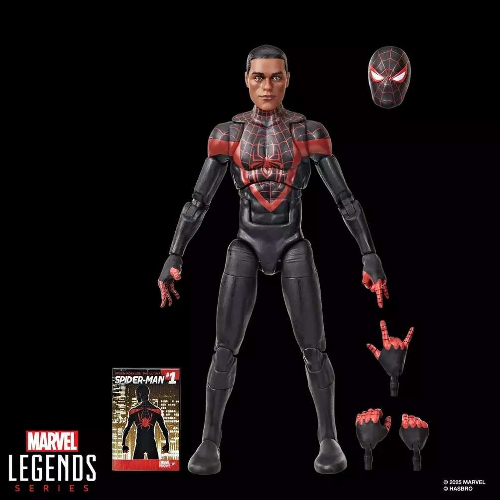 Marvel Legends: Ultimate Miles Morales (Mini Comics)-Actionfiguren-Hasbro-Mighty Underground