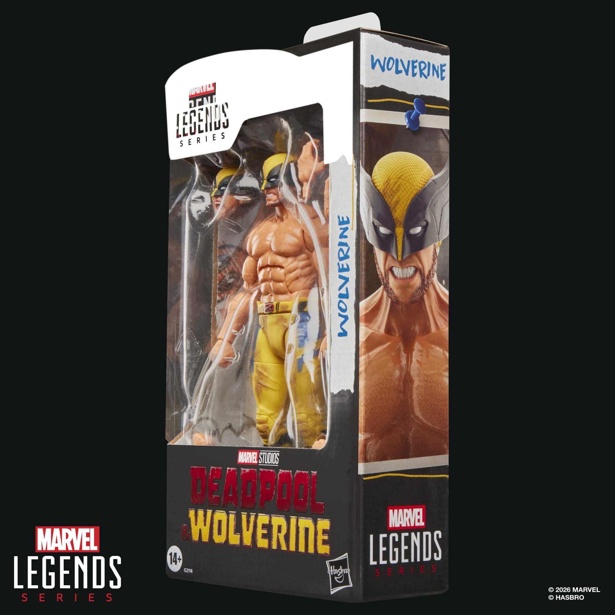 Marvel Legends: Wolverine (Deadpool & Wolverine) (Shirtless)-Actionfiguren-Hasbro-Mighty Underground