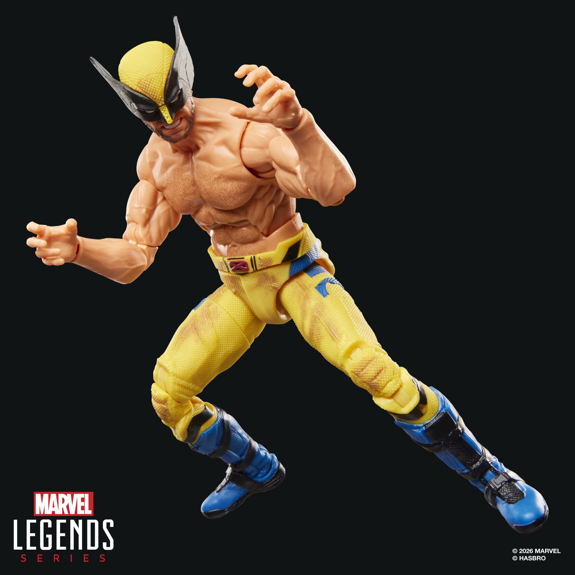 Marvel Legends: Wolverine (Deadpool & Wolverine) (Shirtless)-Actionfiguren-Hasbro-Mighty Underground