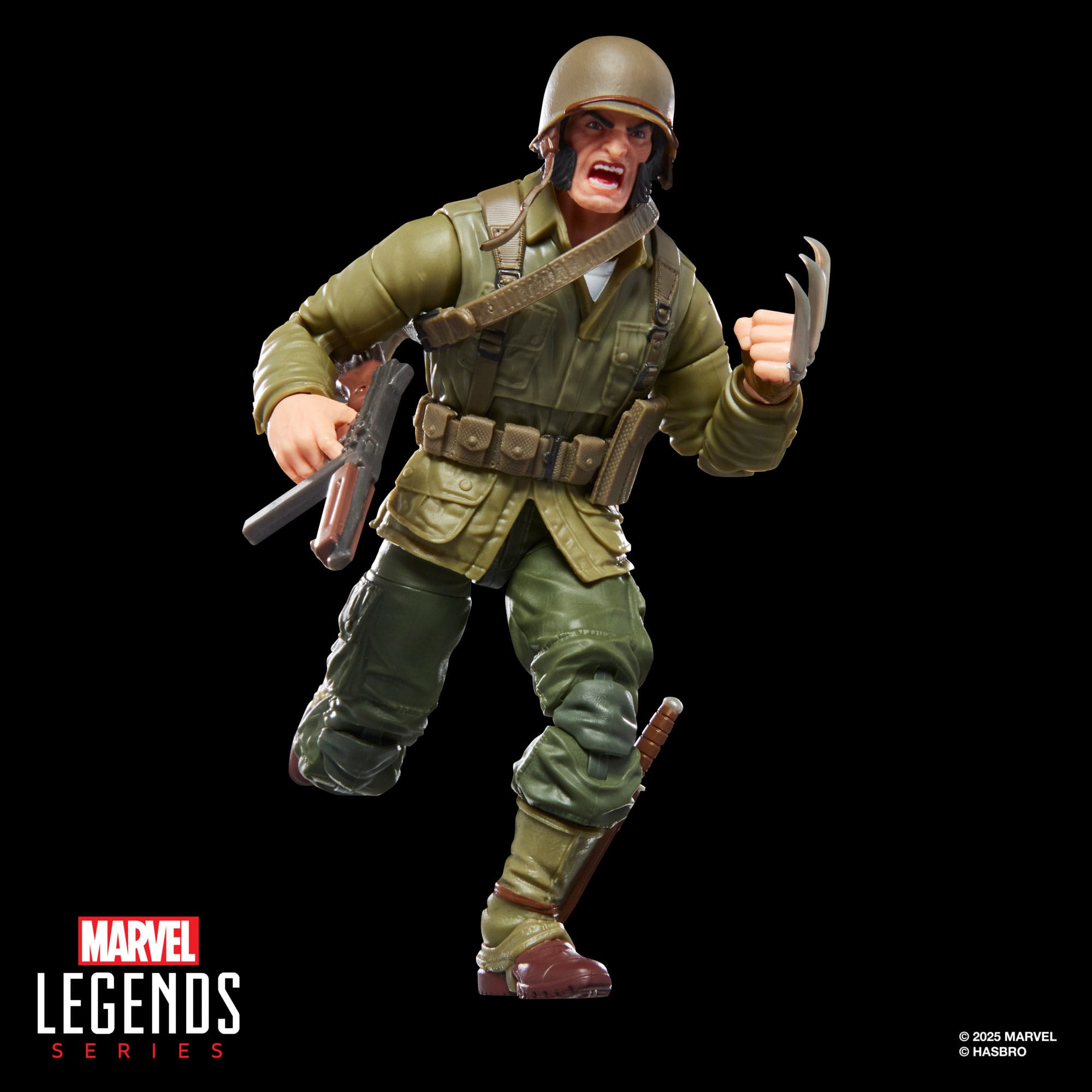 Marvel Legends: Wolverine (WWII Logan)-Actionfiguren-Hasbro-Mighty Underground
