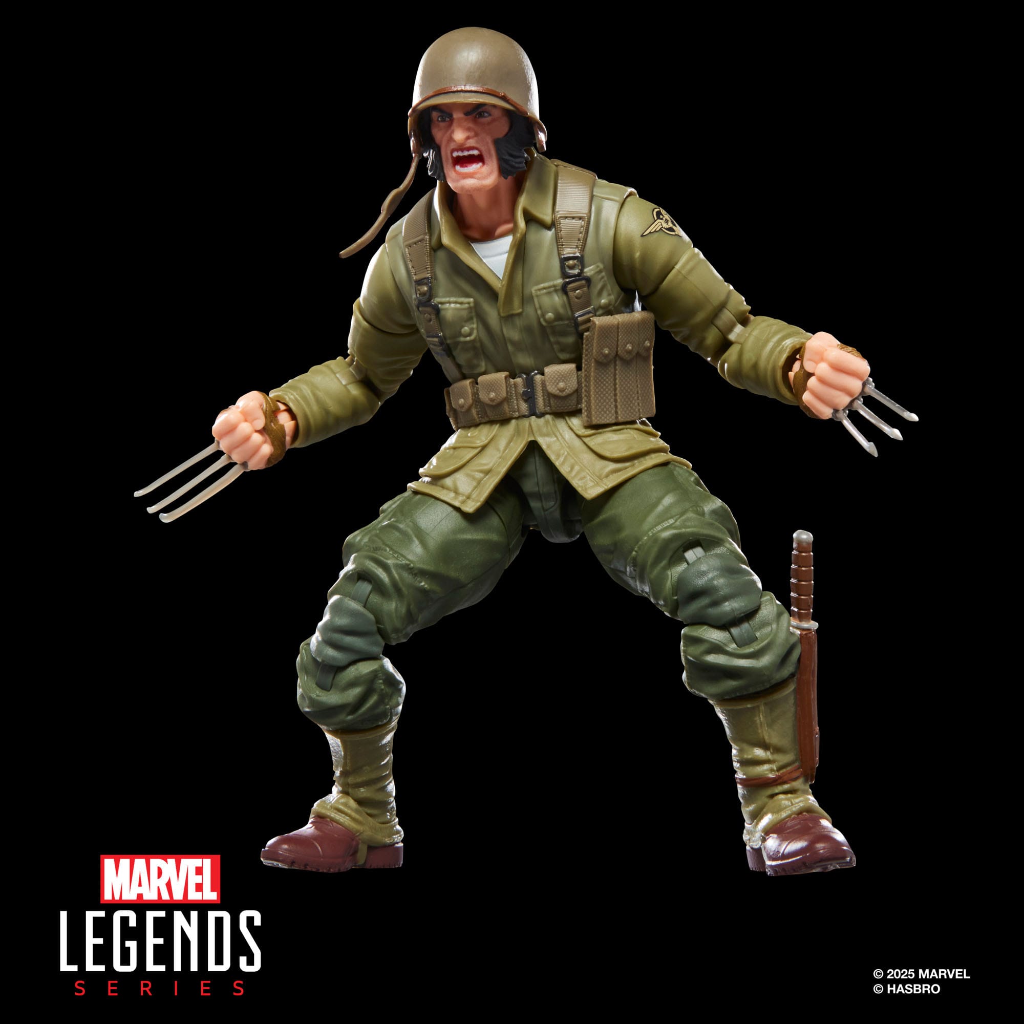 Marvel Legends: Wolverine (WWII Logan)-Actionfiguren-Hasbro-Mighty Underground