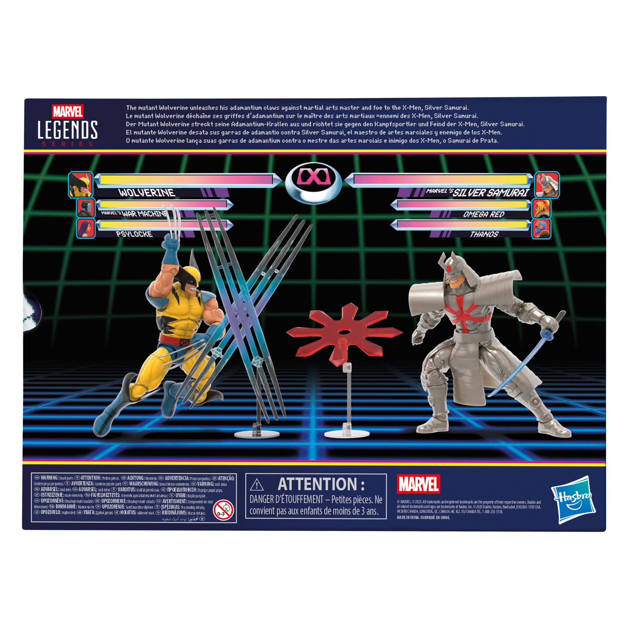 Marvel Legends: Wolverine vs. Silver Samurai (Gamerverse)-Actionfiguren-Hasbro-Mighty Underground