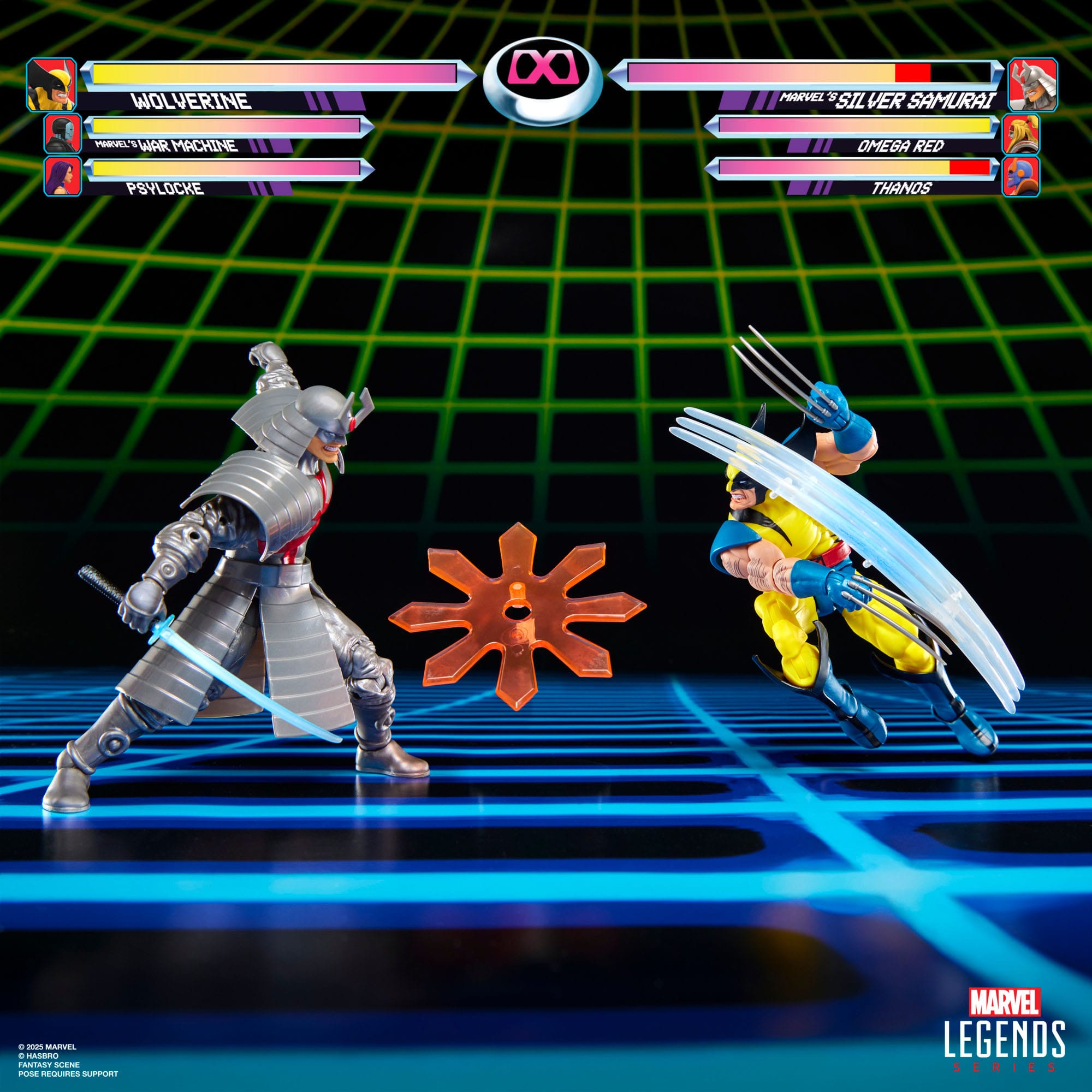 Marvel Legends: Wolverine vs. Silver Samurai (Gamerverse)-Actionfiguren-Hasbro-Mighty Underground