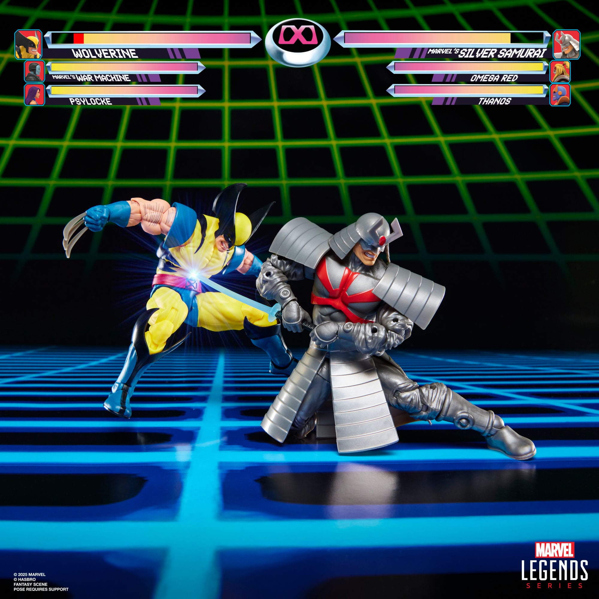 Marvel Legends: Wolverine vs. Silver Samurai (Gamerverse)-Actionfiguren-Hasbro-Mighty Underground