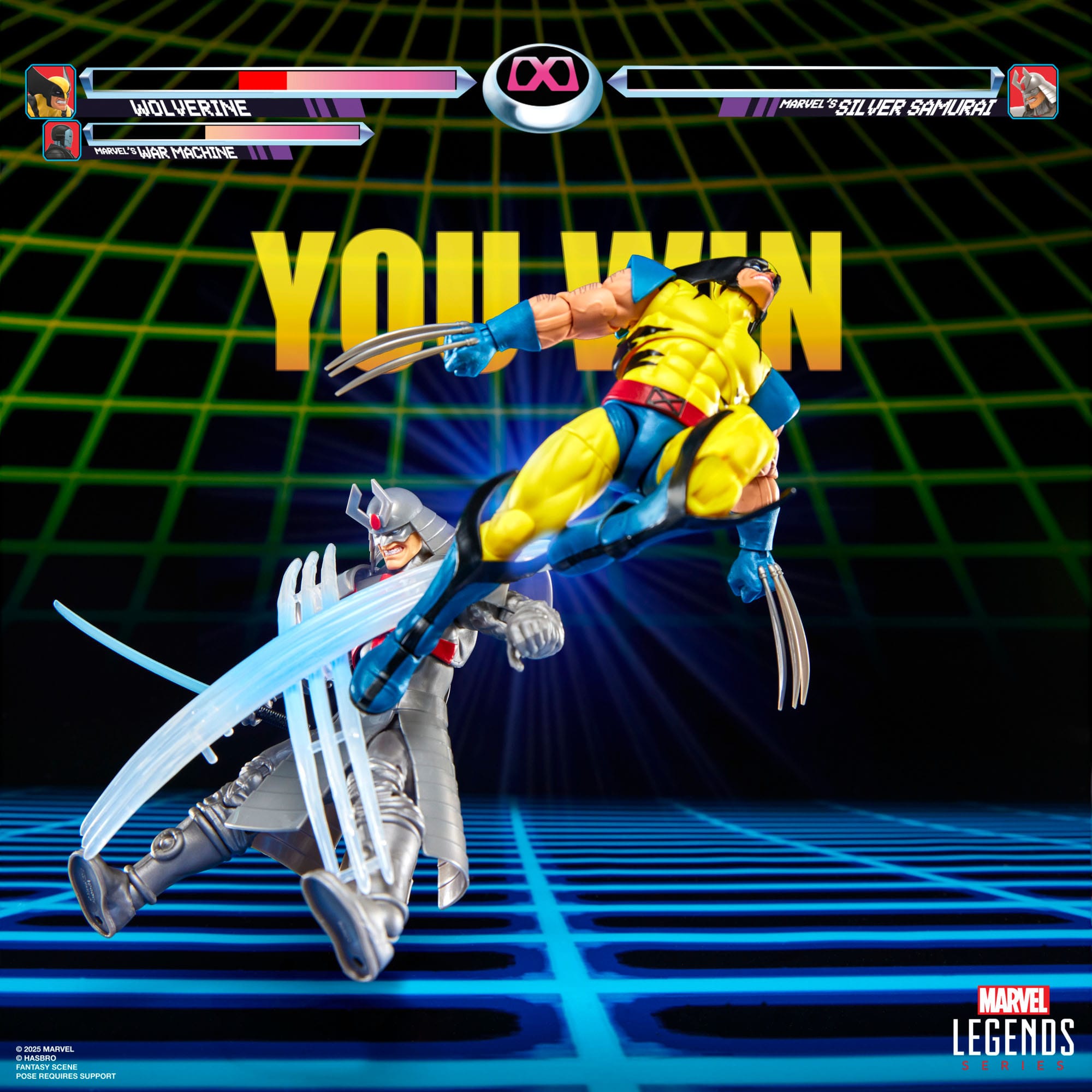 Marvel Legends: Wolverine vs. Silver Samurai (Gamerverse)-Actionfiguren-Hasbro-Mighty Underground