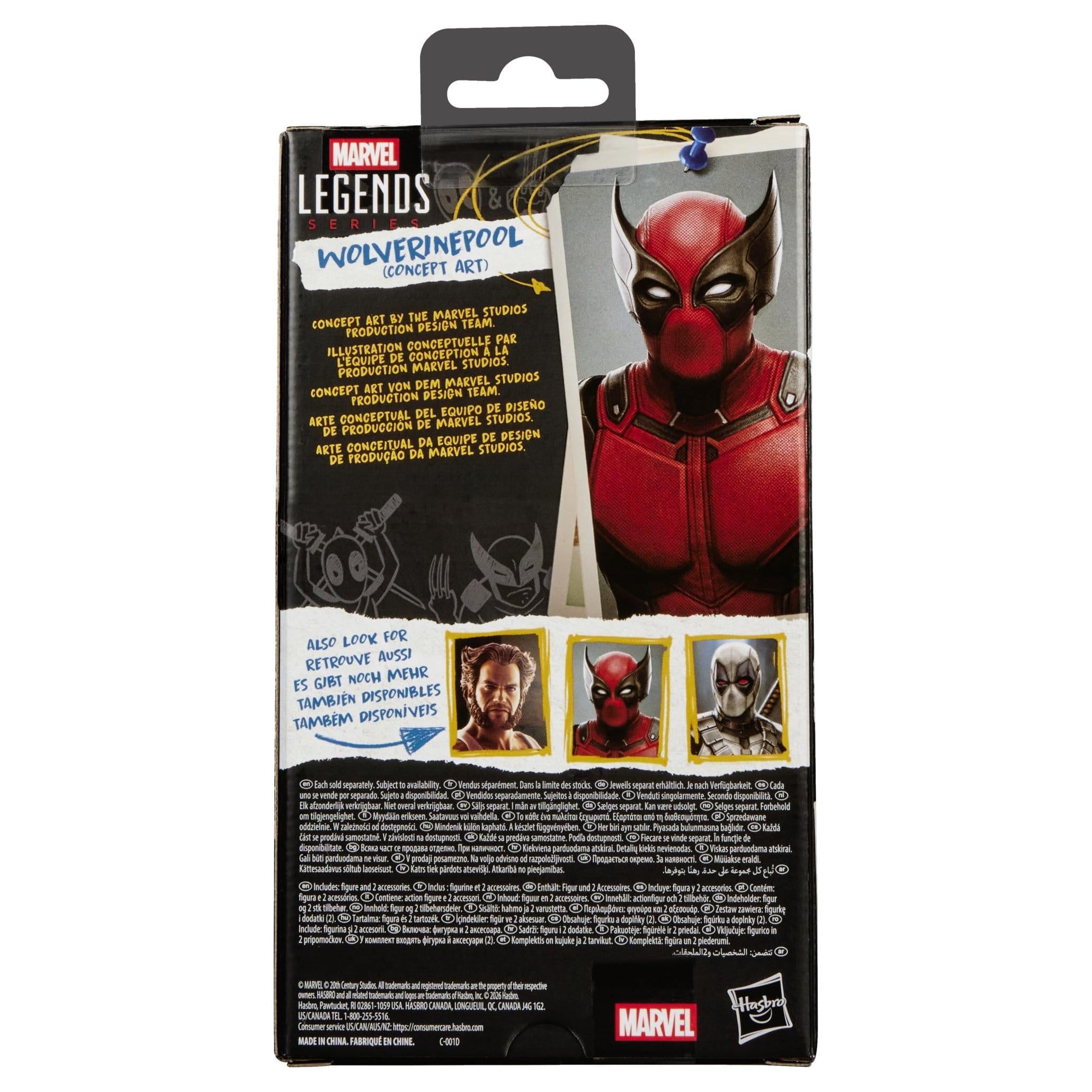Marvel Legends: Wolverinepool (Concept Art) (Deadpool & Wolverine)-Actionfiguren-Hasbro-Mighty Underground