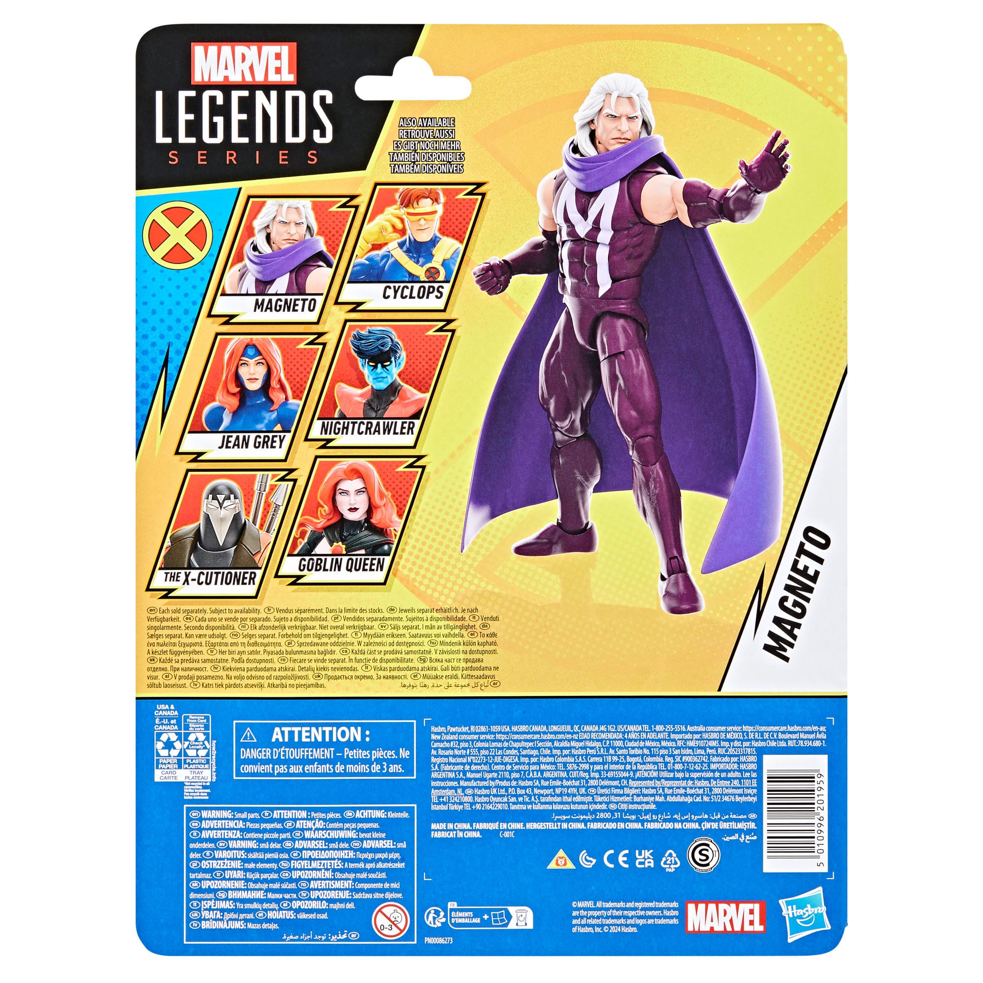 Marvel Legends X-Men '97: MAGNETO-Actionfiguren-Hasbro-Mighty Underground