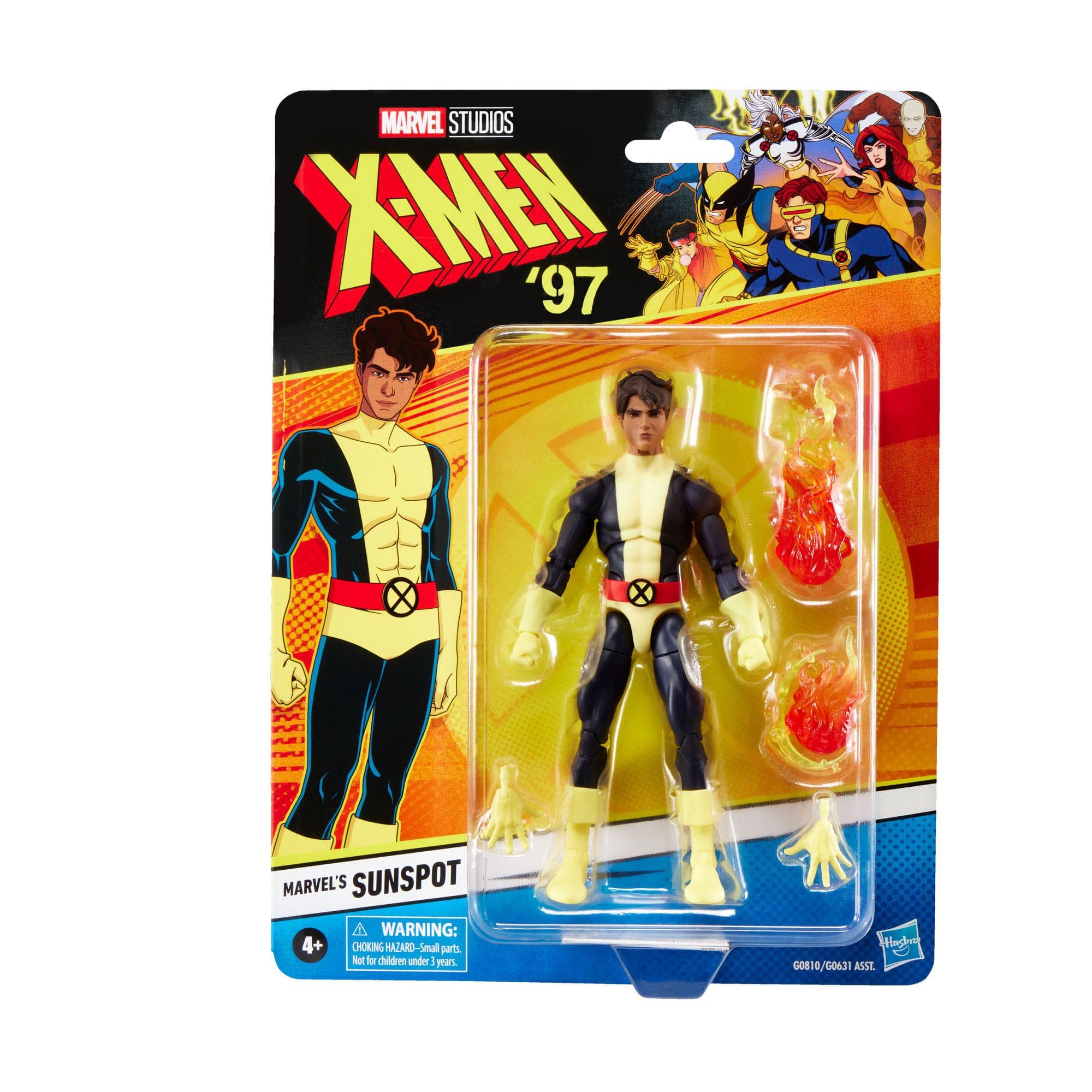Marvel Legends X-Men '97: Marvel's Sunspot-Actionfiguren-Hasbro-Mighty Underground