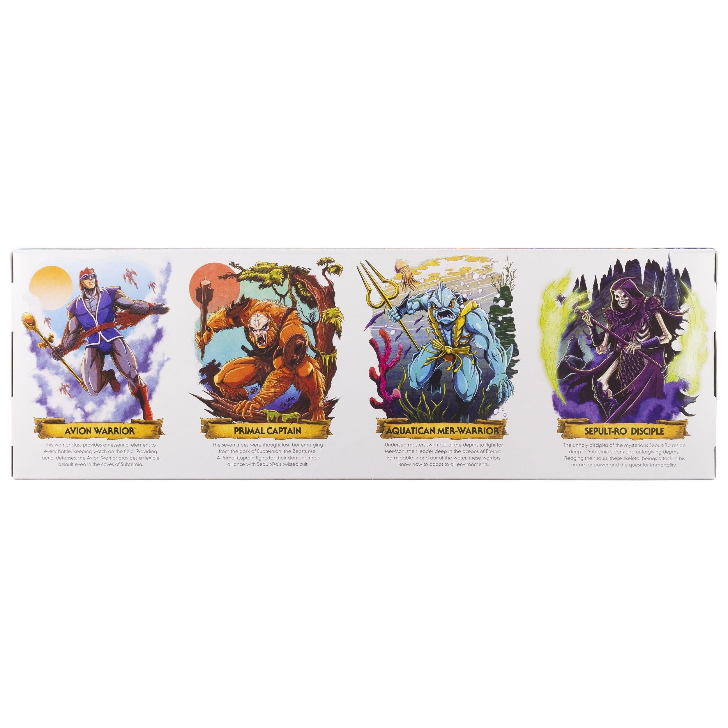 Masters of the Universe Origins: Battle for Subternia - 4-Pack-Actionfiguren-Mattel-Mighty Underground