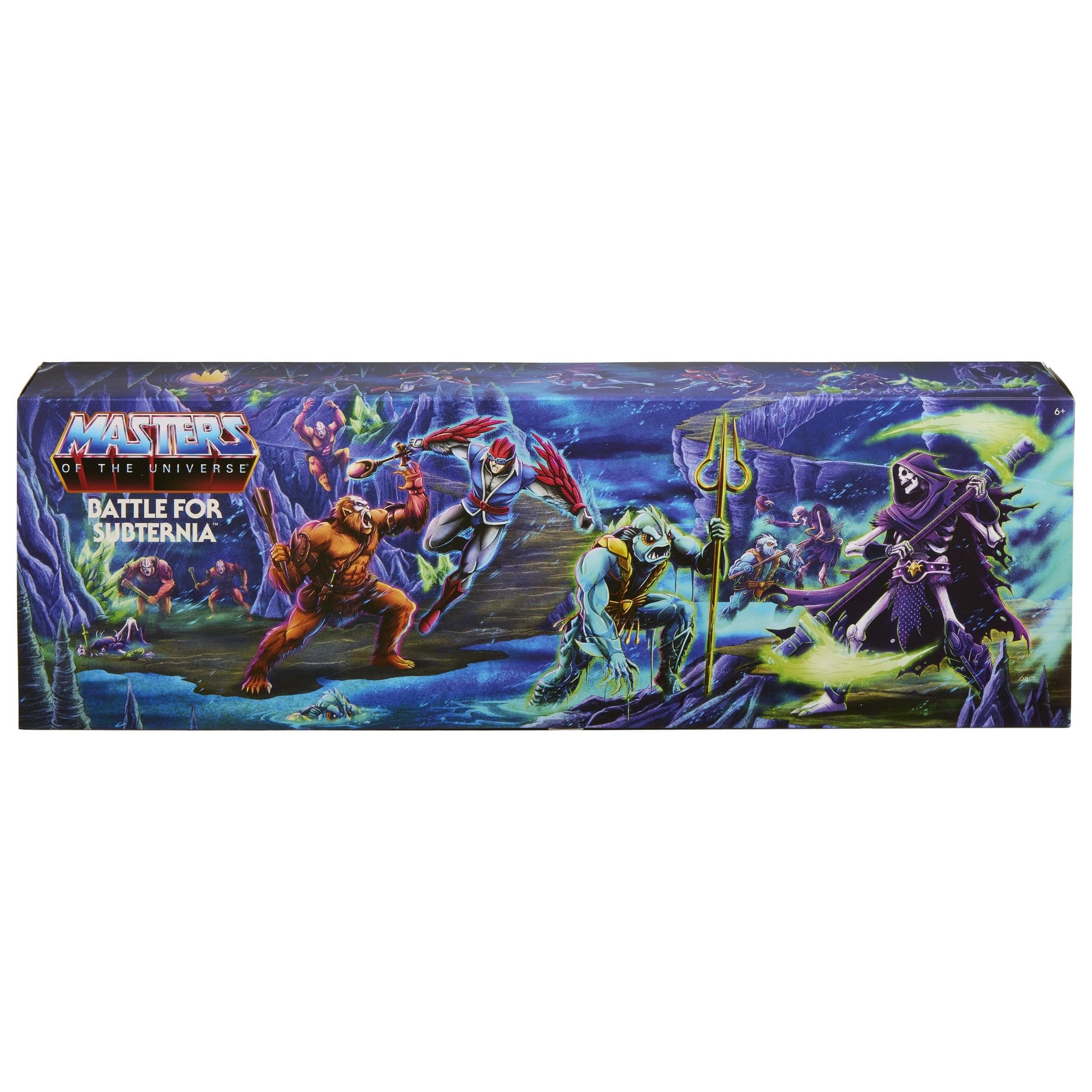 Masters of the Universe Origins: Battle for Subternia - 4-Pack-Actionfiguren-Mattel-Mighty Underground