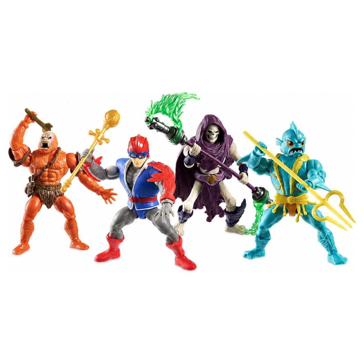 Masters of the Universe Origins: Battle for Subternia - 4-Pack-Actionfiguren-Mattel-Mighty Underground