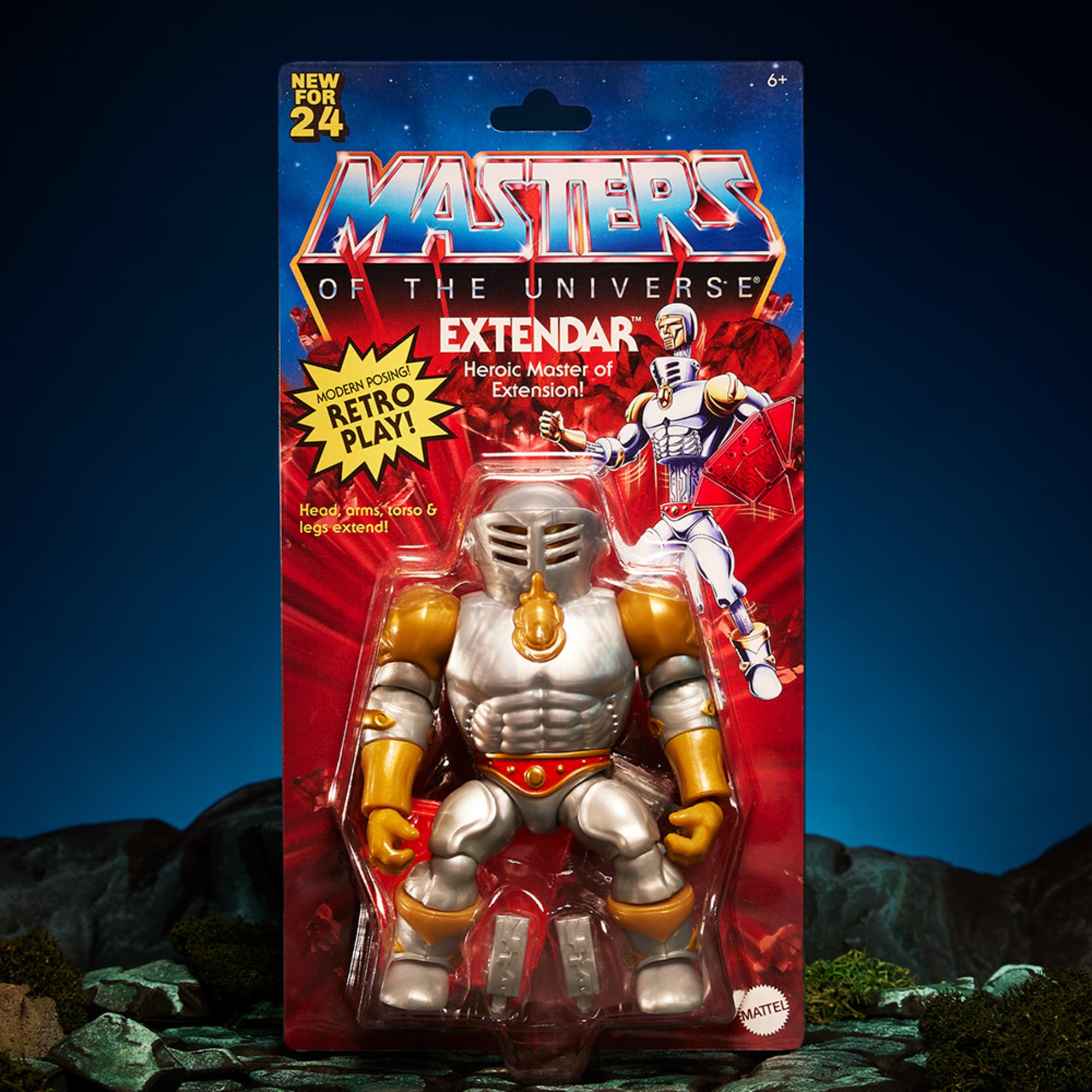 Masters of the Universe Origins: Extendar (Exclusive, US-Karte)-Actionfiguren-Mattel-Mighty Underground