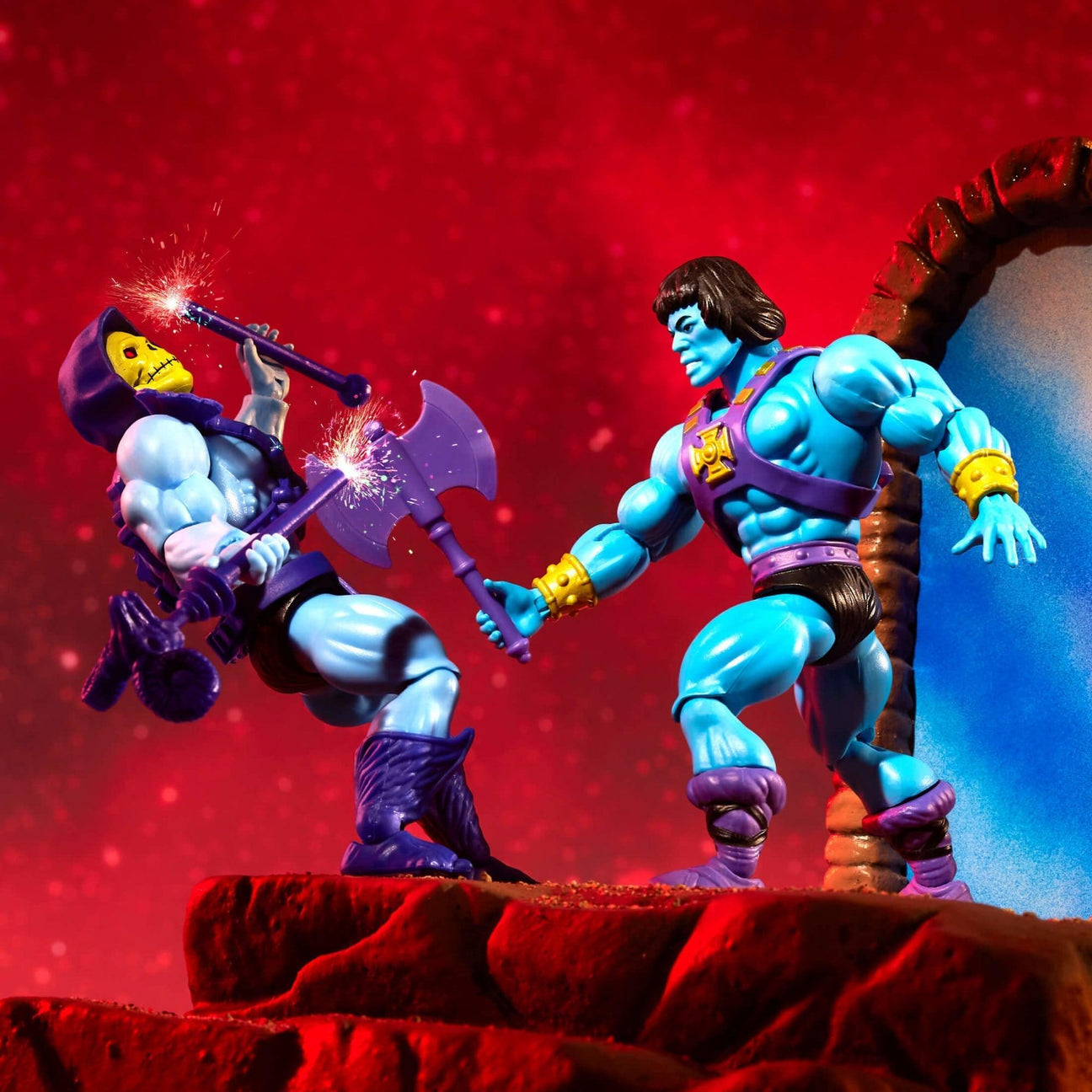 Masters of the Universe Origins: He-Skeletor (US-Karte)-Actionfiguren-Mattel-Mighty Underground